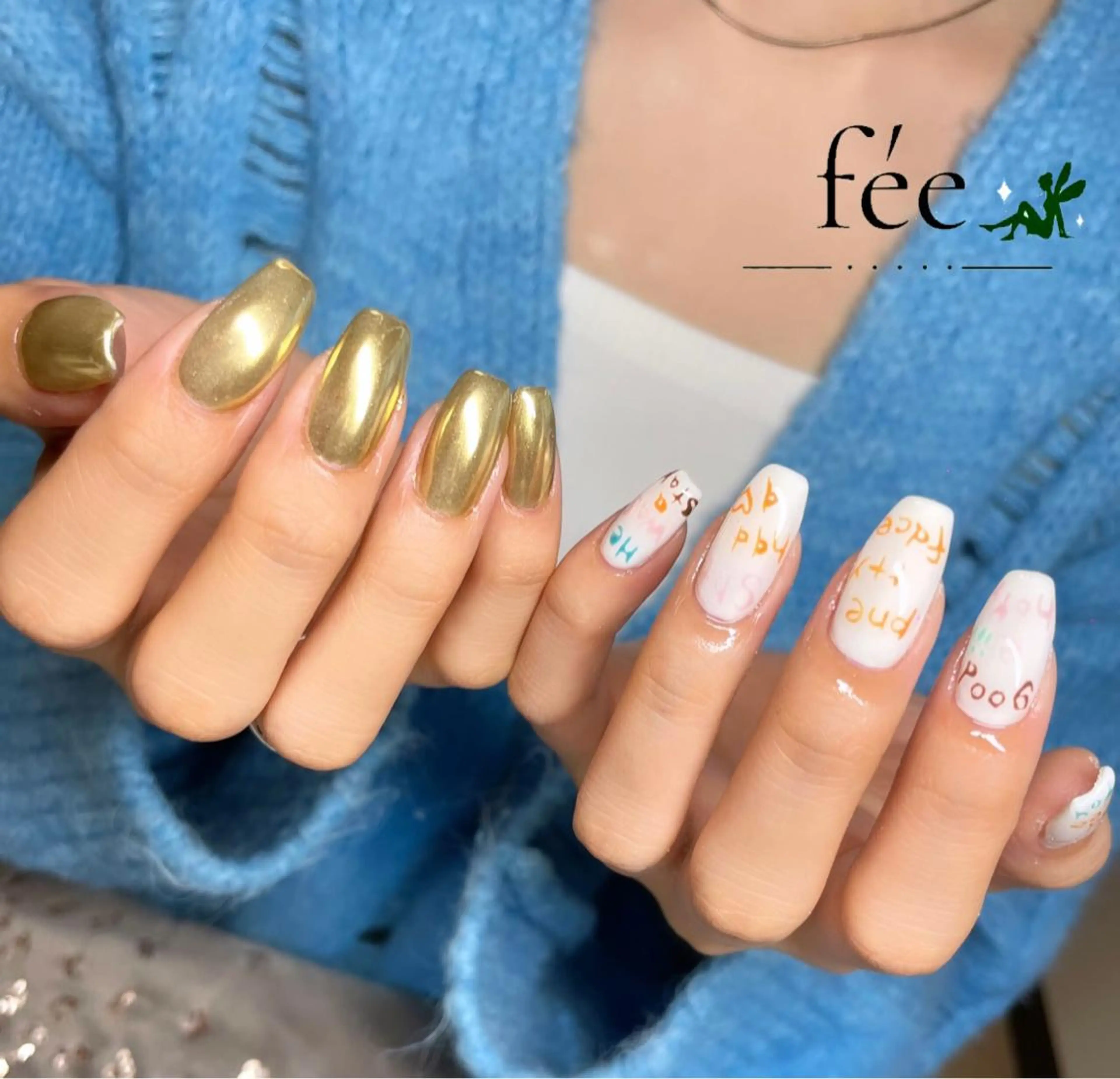 ネイル フットネイル ジェルネイル 韓国ネイル マグネットネイル ミラーネイル ハンドネイル nail salon fee（フィー）のネイルデザイン