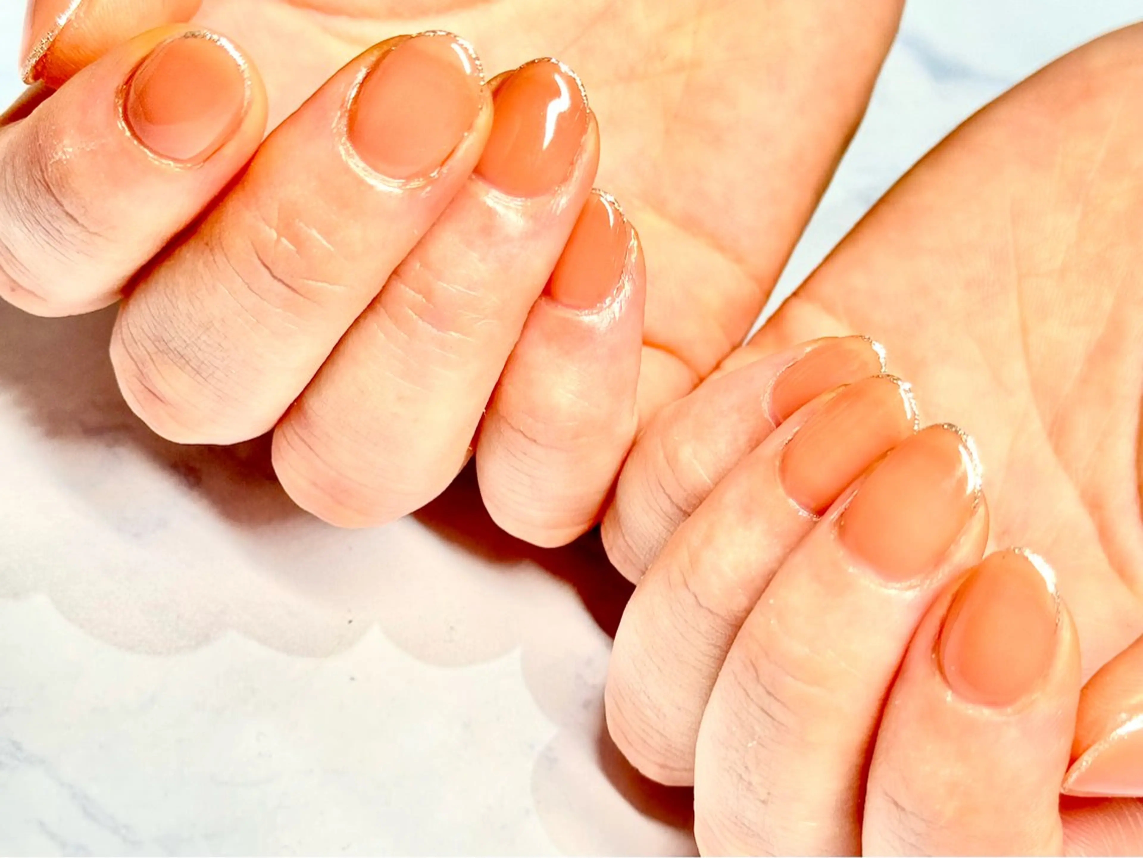 ネイル ラメ(グリッター) オフィスネイル ワンカラーネイル シンプルネイル MILImili nailのネイルデザイン