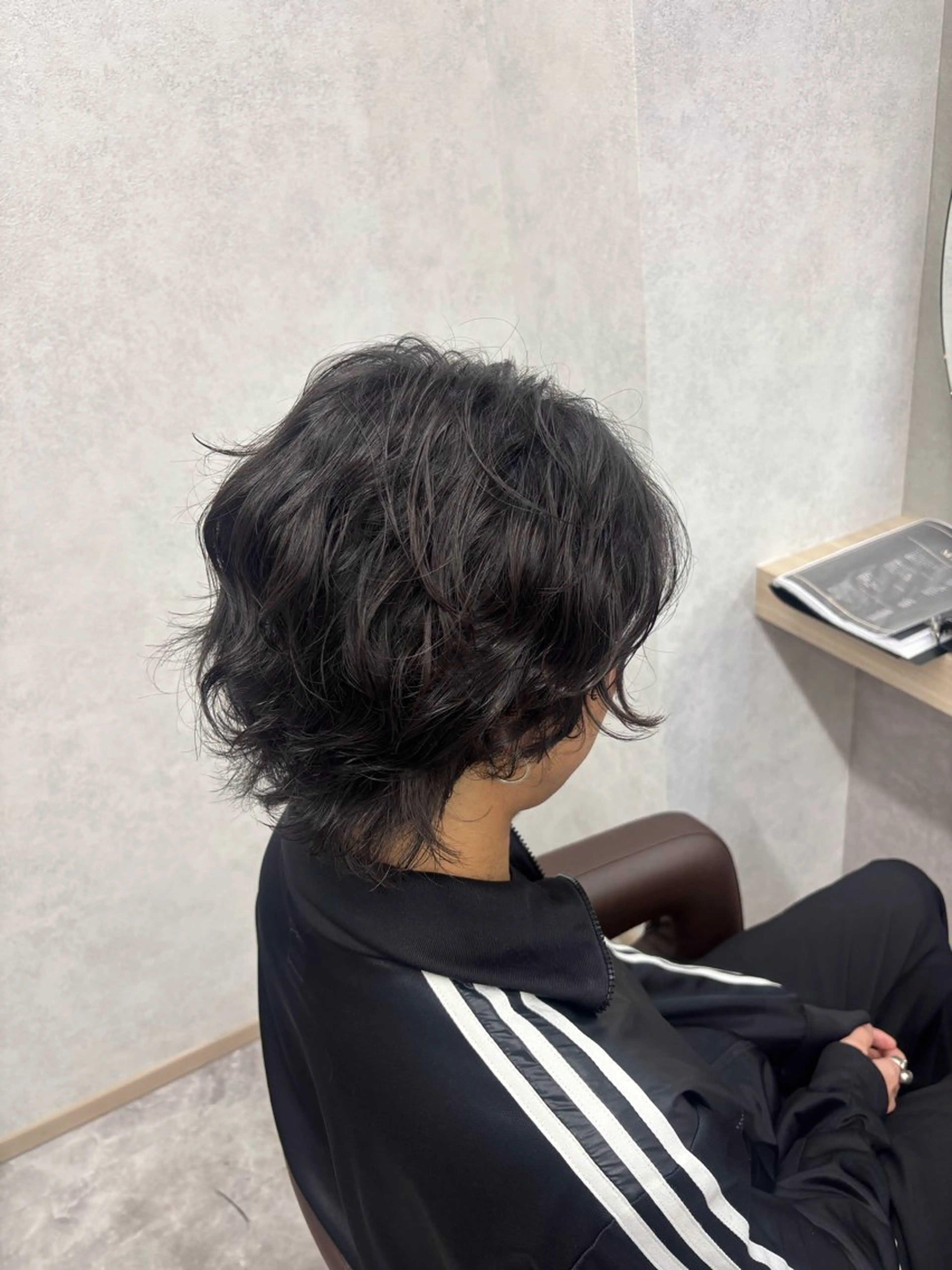 パーマ メンズ カット パーマ KEEN.所属・よこみぞ こなつのヘアスタイル