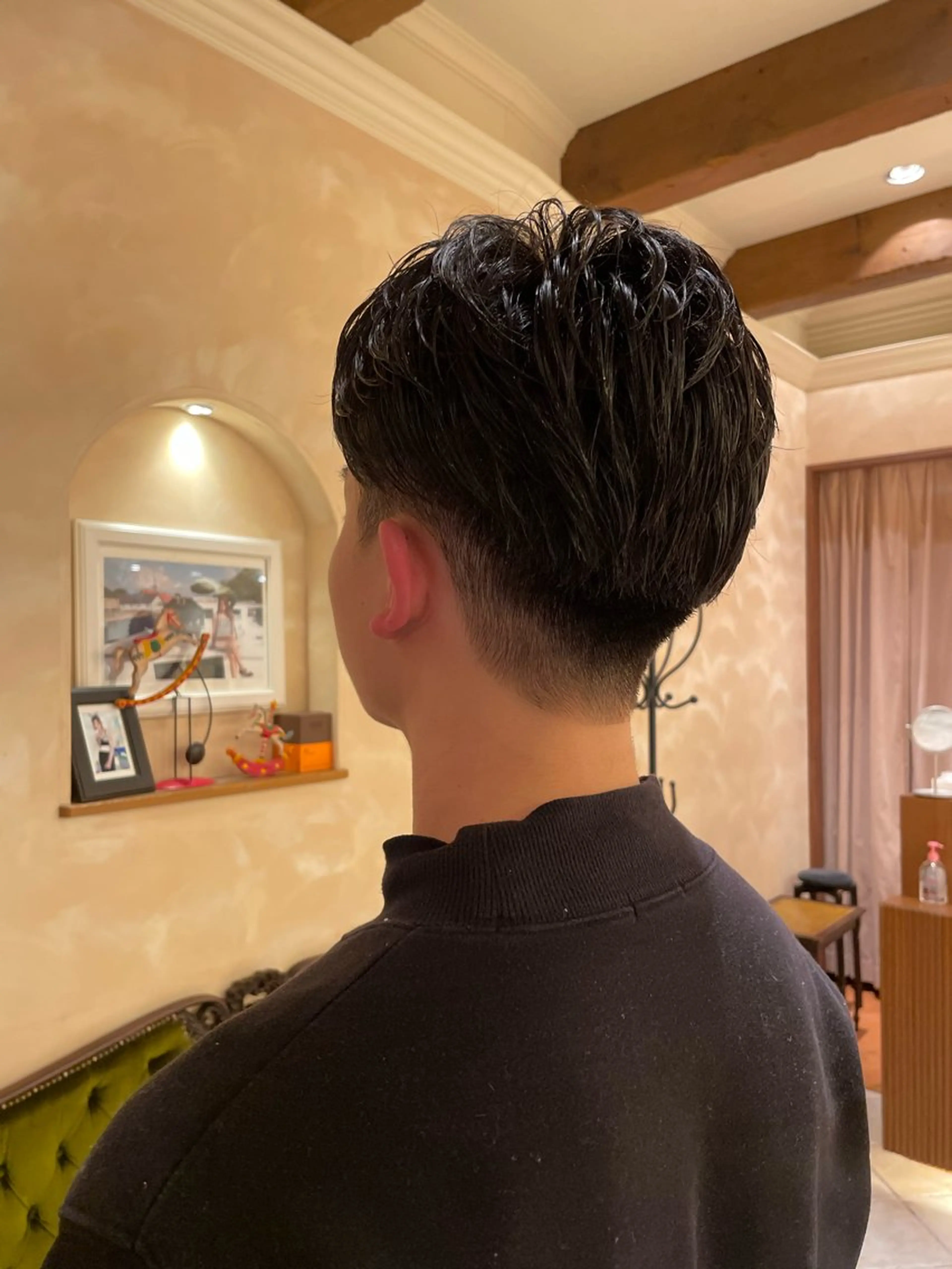 メンズ 刈り上げ ボブ ホノカのヘアスタイル