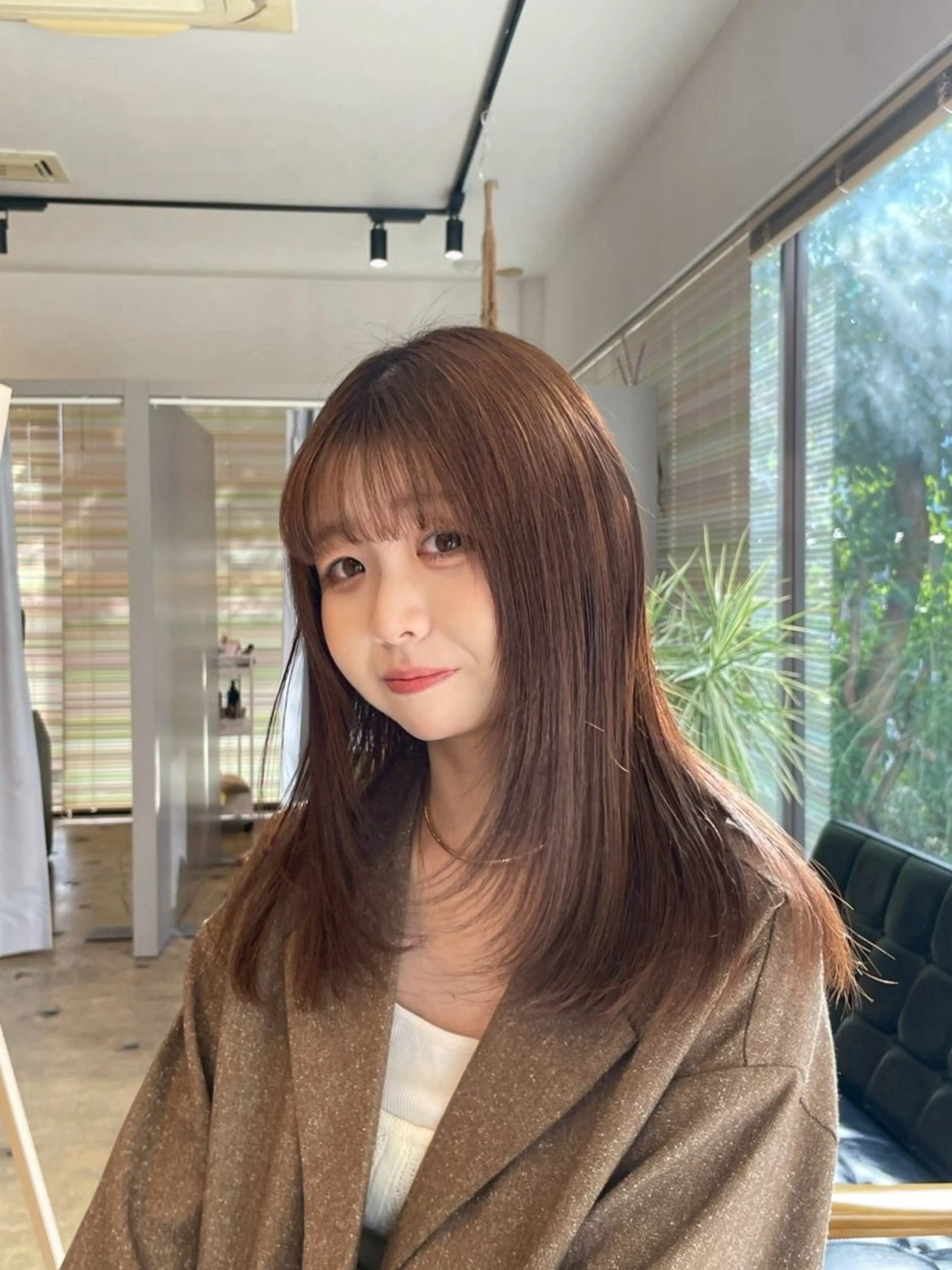 カラー 透明感カラー ヘアカラー 上村 あやののヘアスタイル