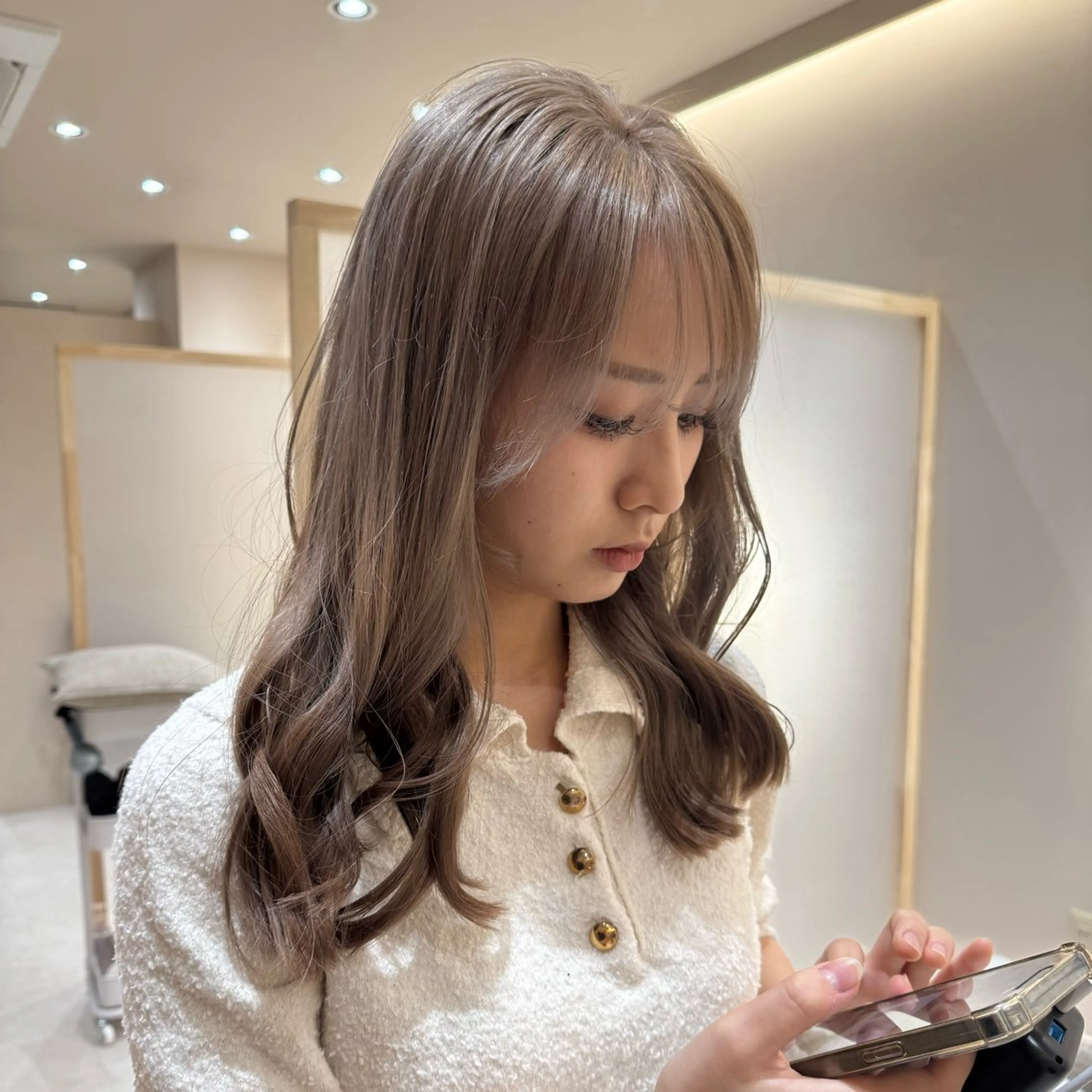 カラー ヘアカラー トリートメント ブリーチカラー×艶髪 /RINのヘアスタイル