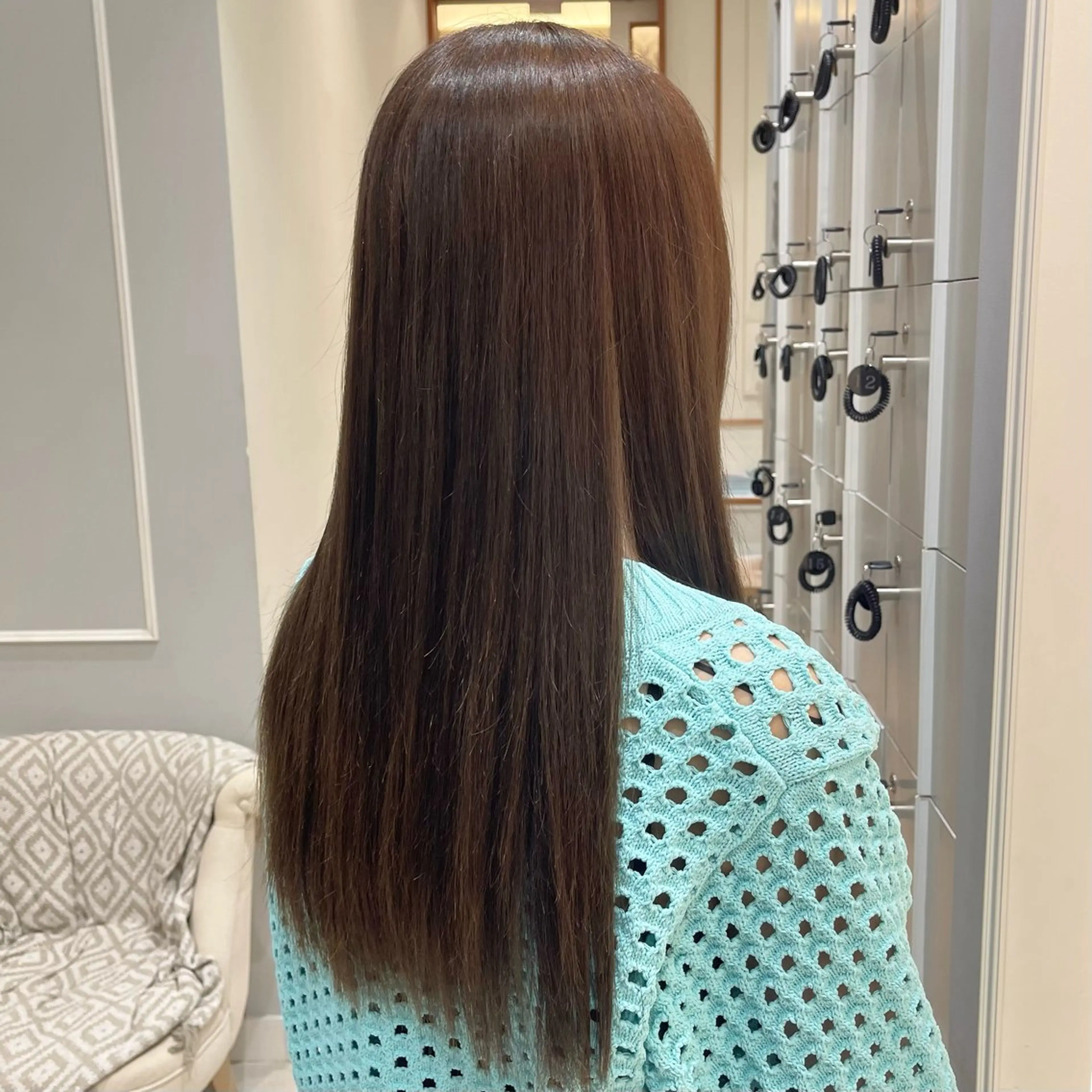 ロング カラー ブラウンカラー ナチュラルブラウン 🍎ハイトーンカラー /MANA🍎のヘアスタイル