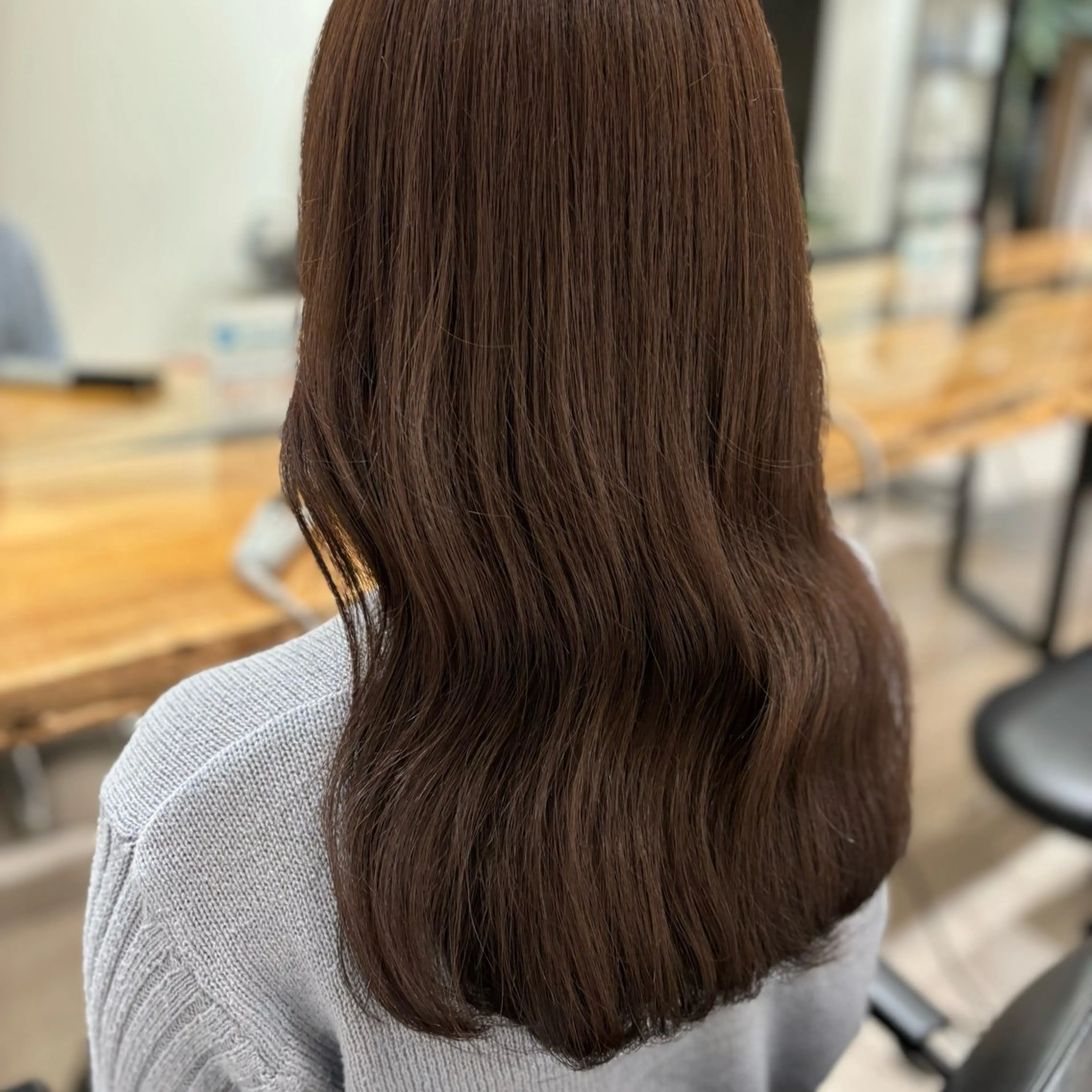 セミロング カラー ヘアカラー ten.所属・mihiro 🎀のヘアスタイル