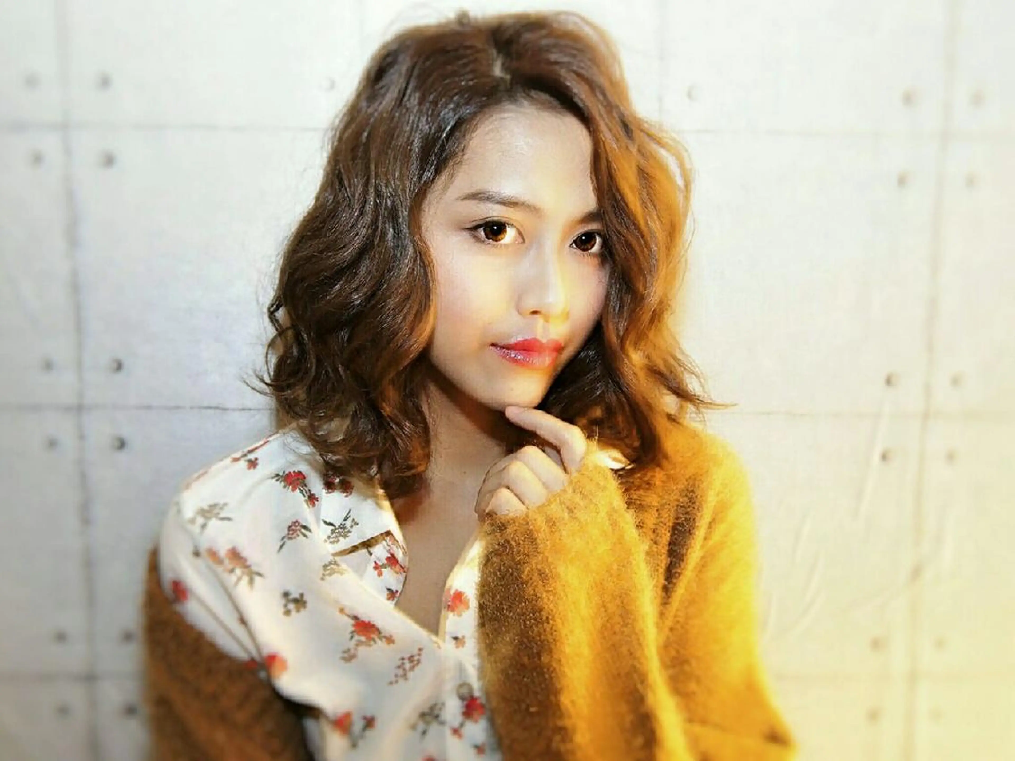 ショート カラー ヘアアレンジ ベージュカラー ボブ 秋山 幸太のヘアスタイル