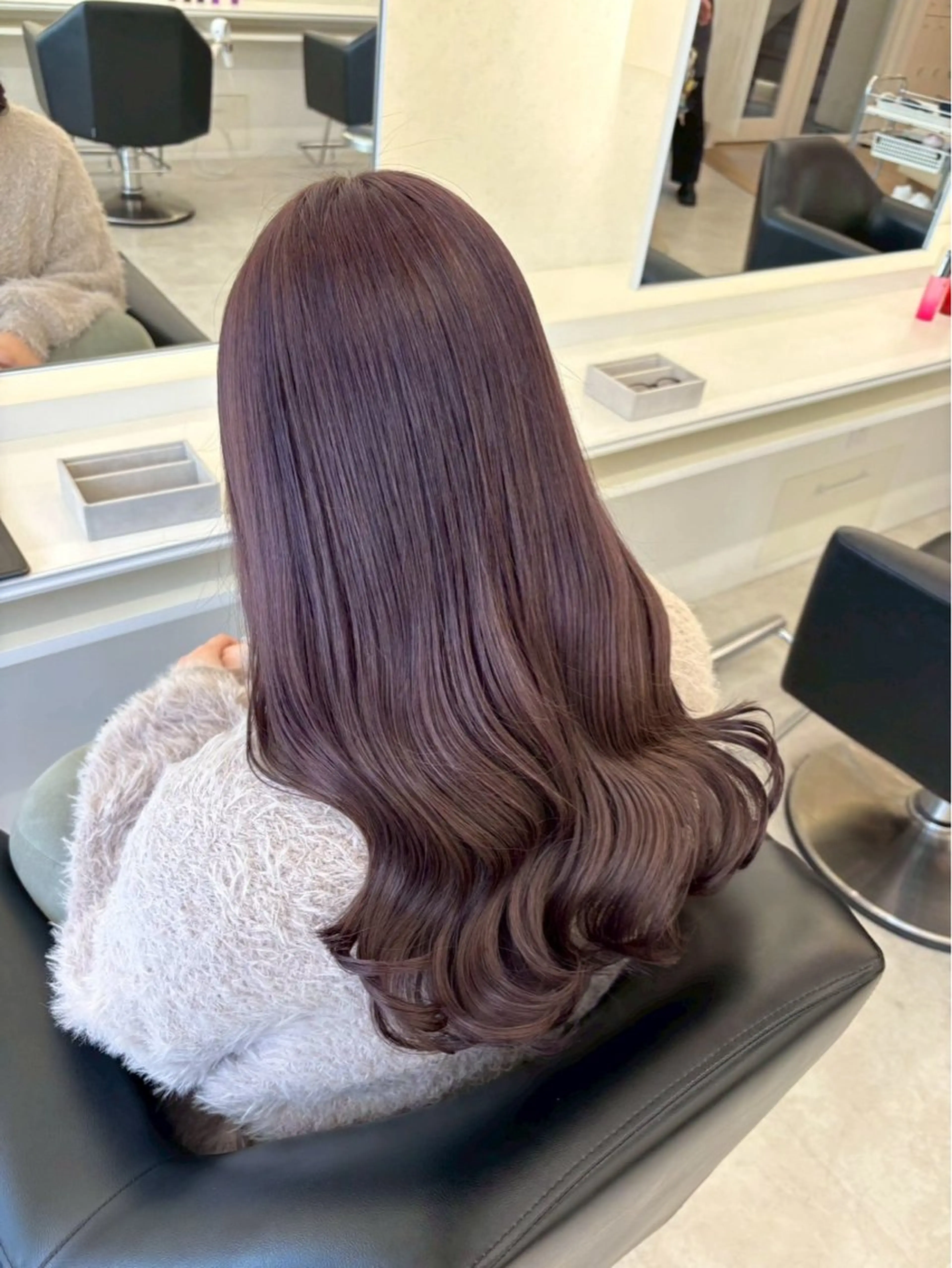 ロング カラー ヘアカラー ParveMix 🩶🫧入江 香名のヘアスタイル