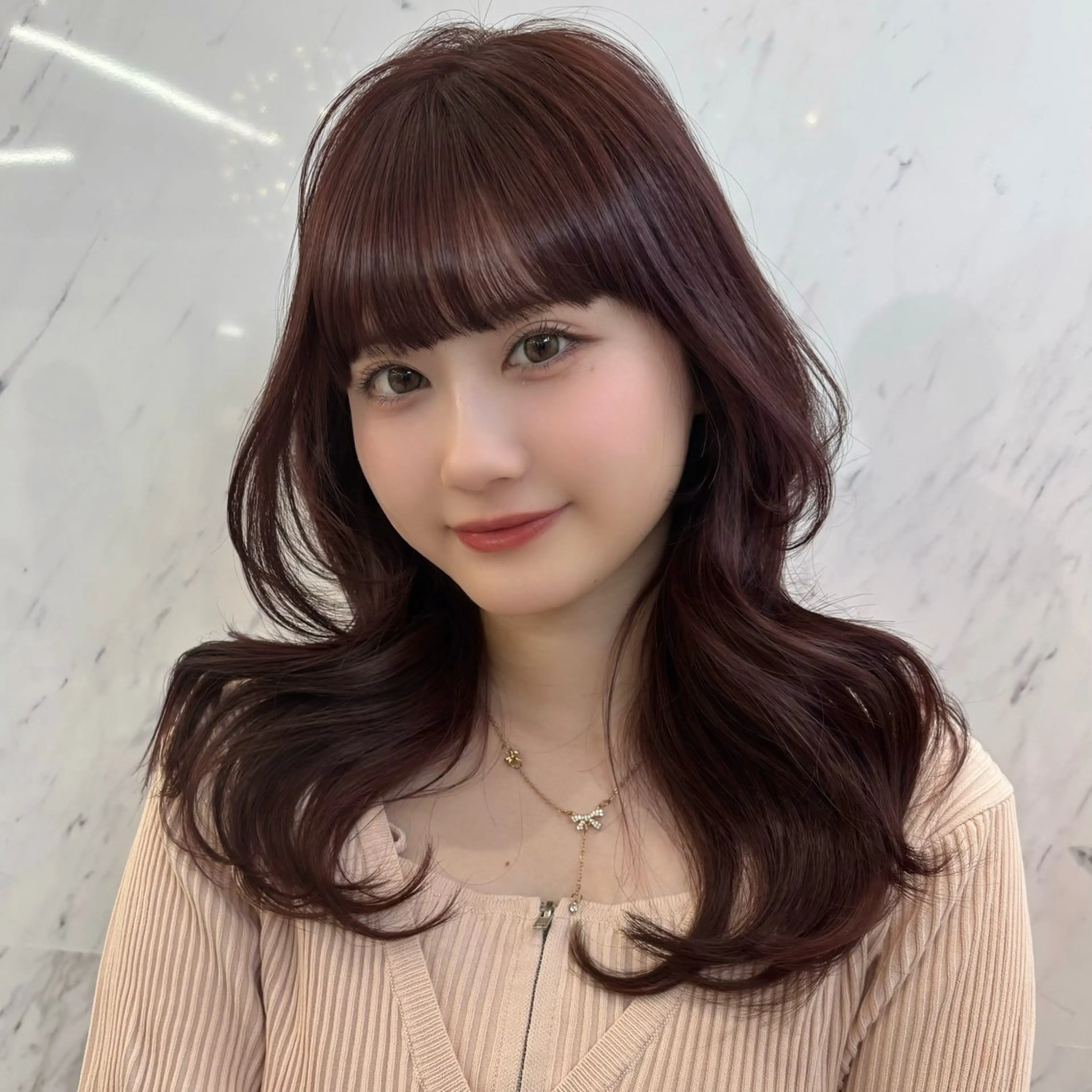 ロング カラー カット ヘアカラー ParveMix 🐾鳥取彩花のヘアスタイル