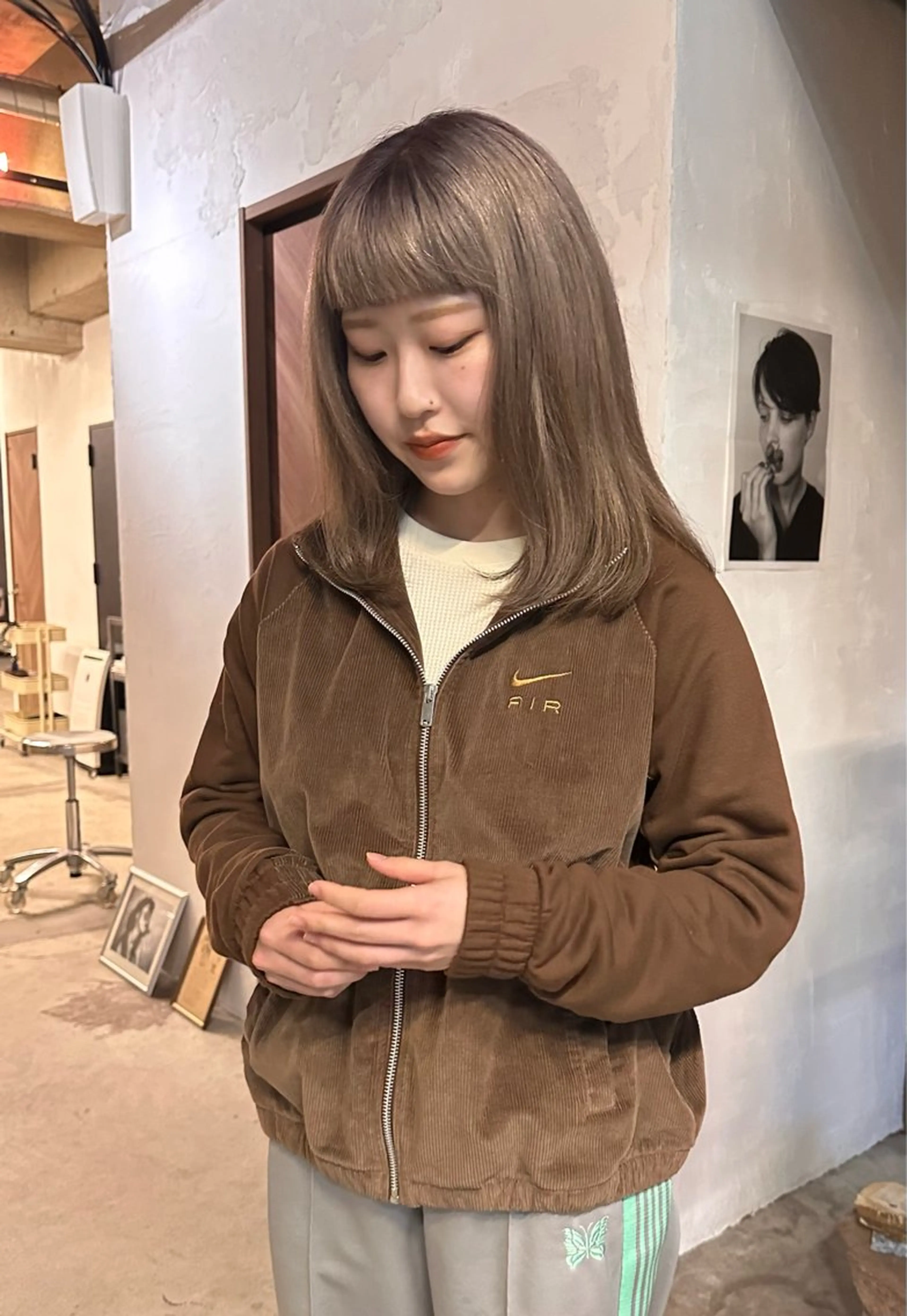 セミロング カラー amy.所属・メンズカットパーマ/ ブリーチ高柳将太のヘアスタイル