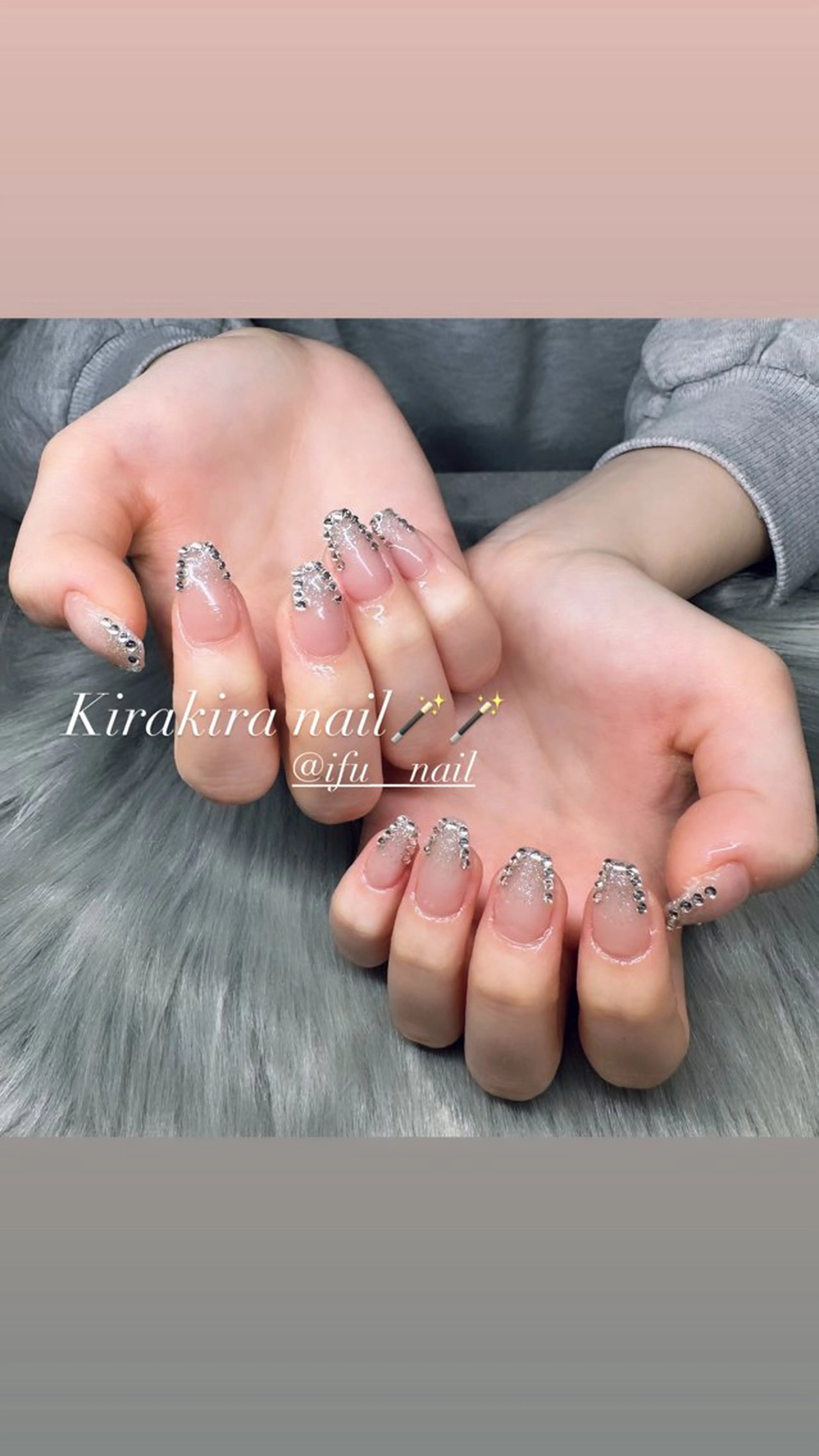 ネイル ストーンネイル ハンドネイル If Nailのネイルデザイン