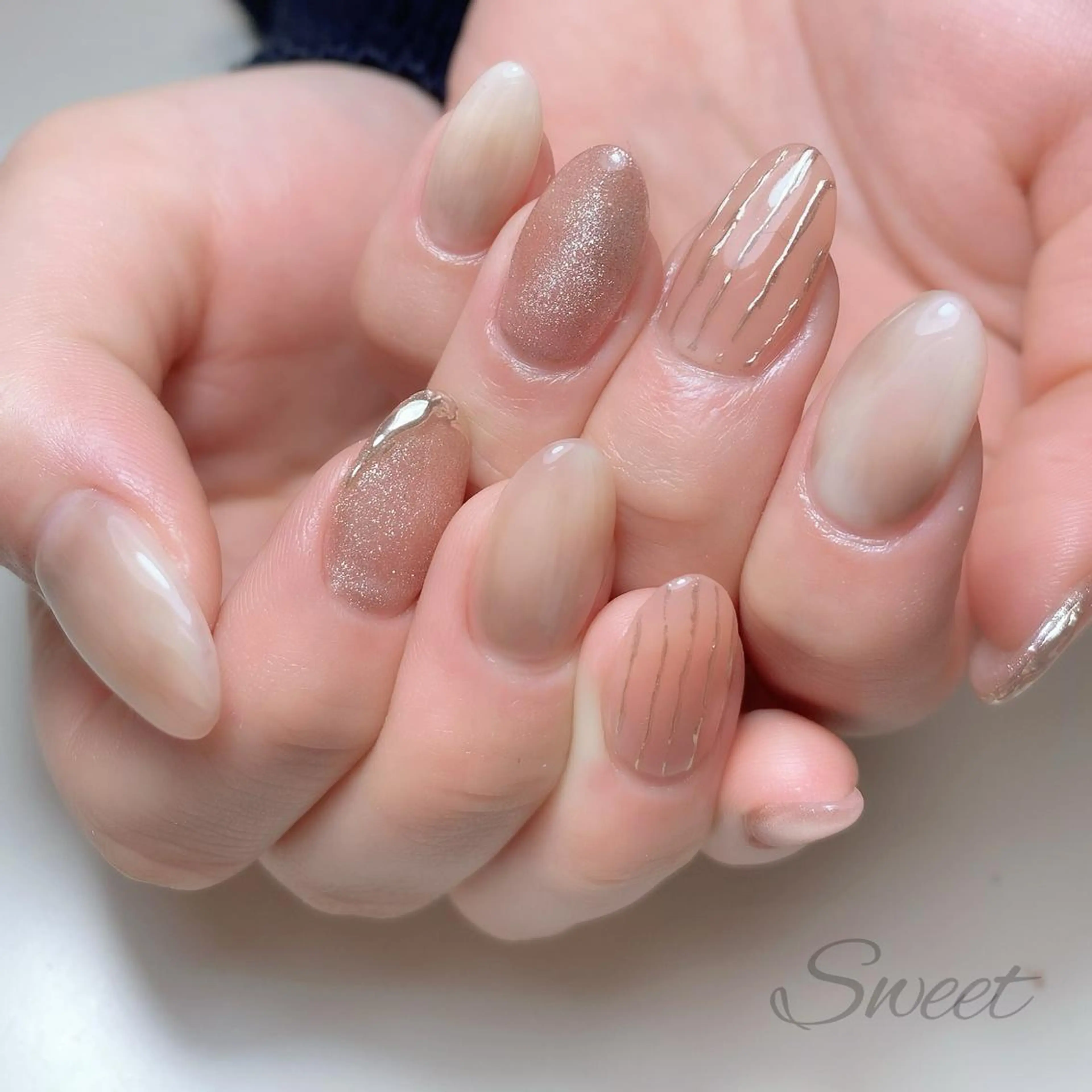 ネイル sweet 仲野陽子のネイルデザイン