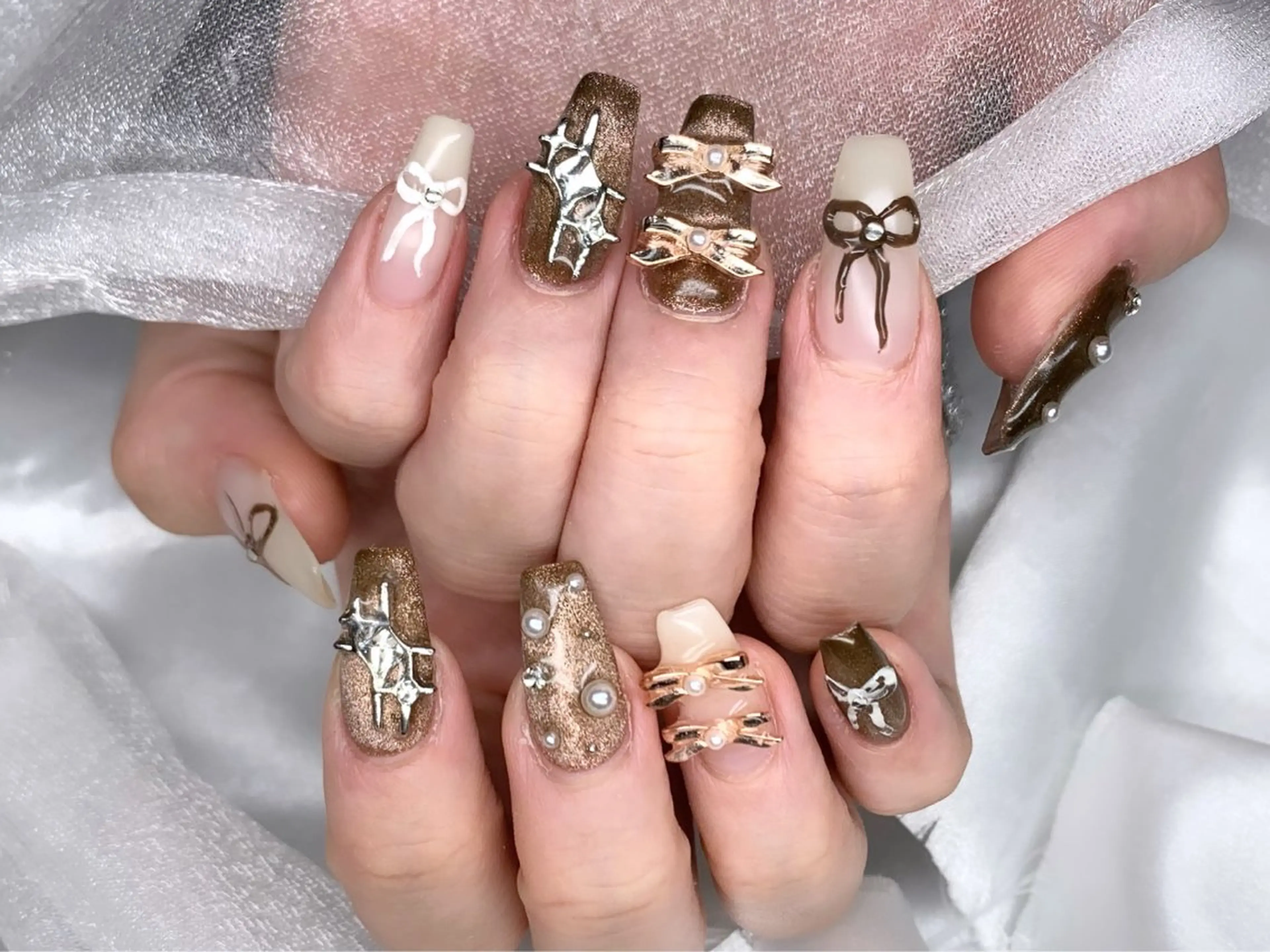 ネイル ハンドネイル Roi〈ロワ〉 Yume🎀のネイルデザイン