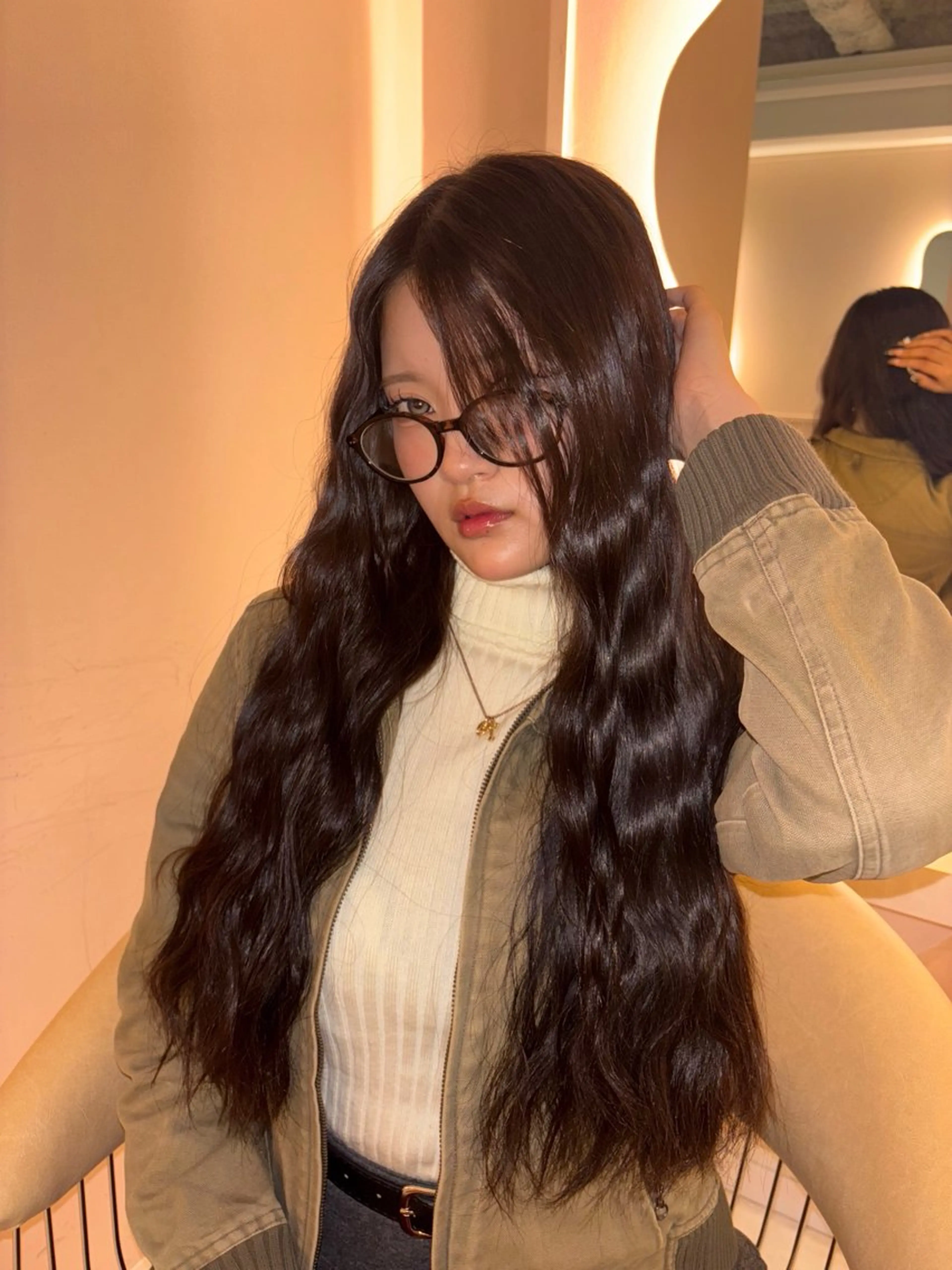 ロング カラー ブラウンカラー 透明感カラー ダブルカラー トリートメント ヘアカラー 渋谷/ ♥️ haruのヘアスタイル