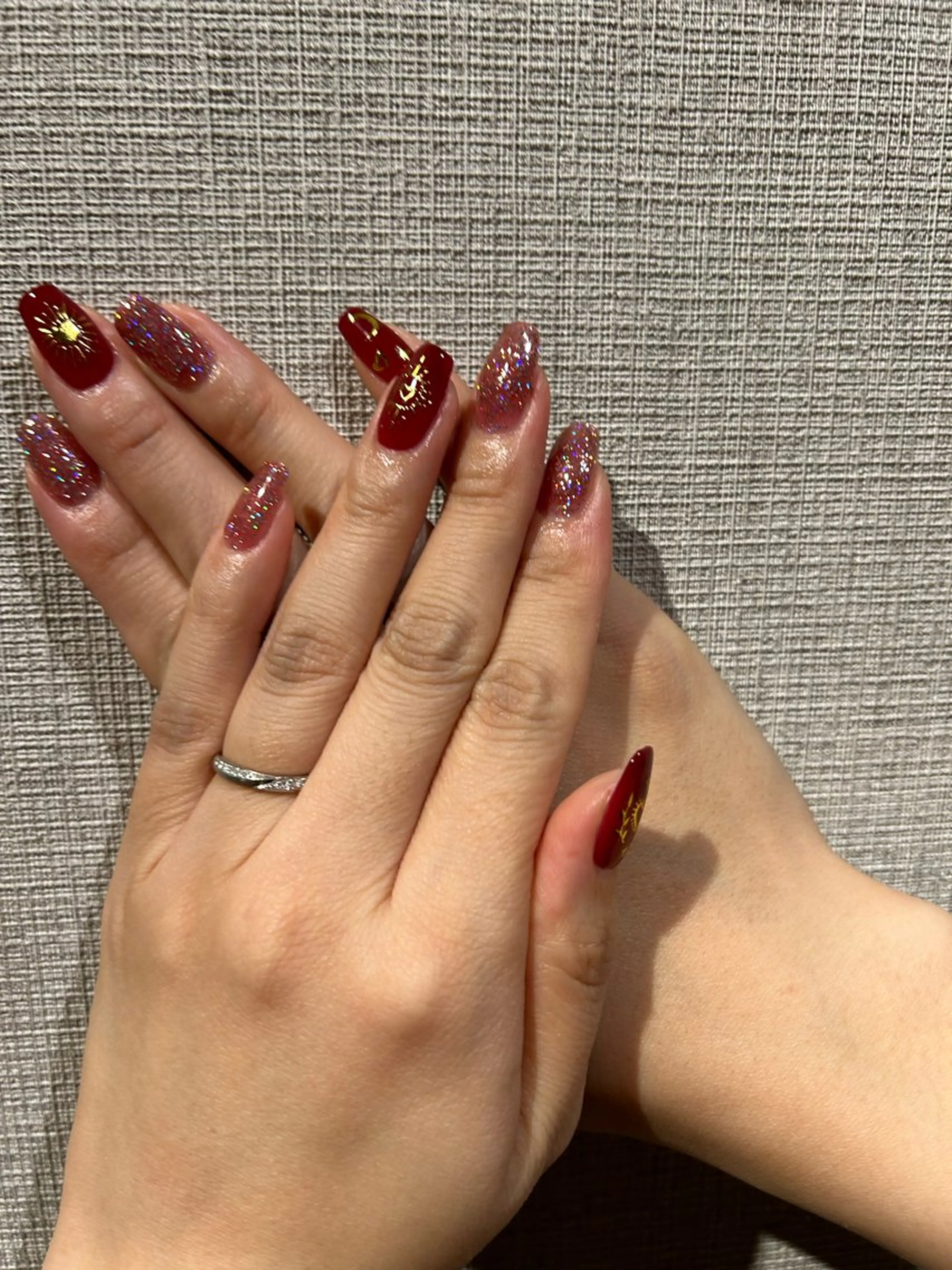 ネイル ボルドー jujur Erikaのネイルデザイン