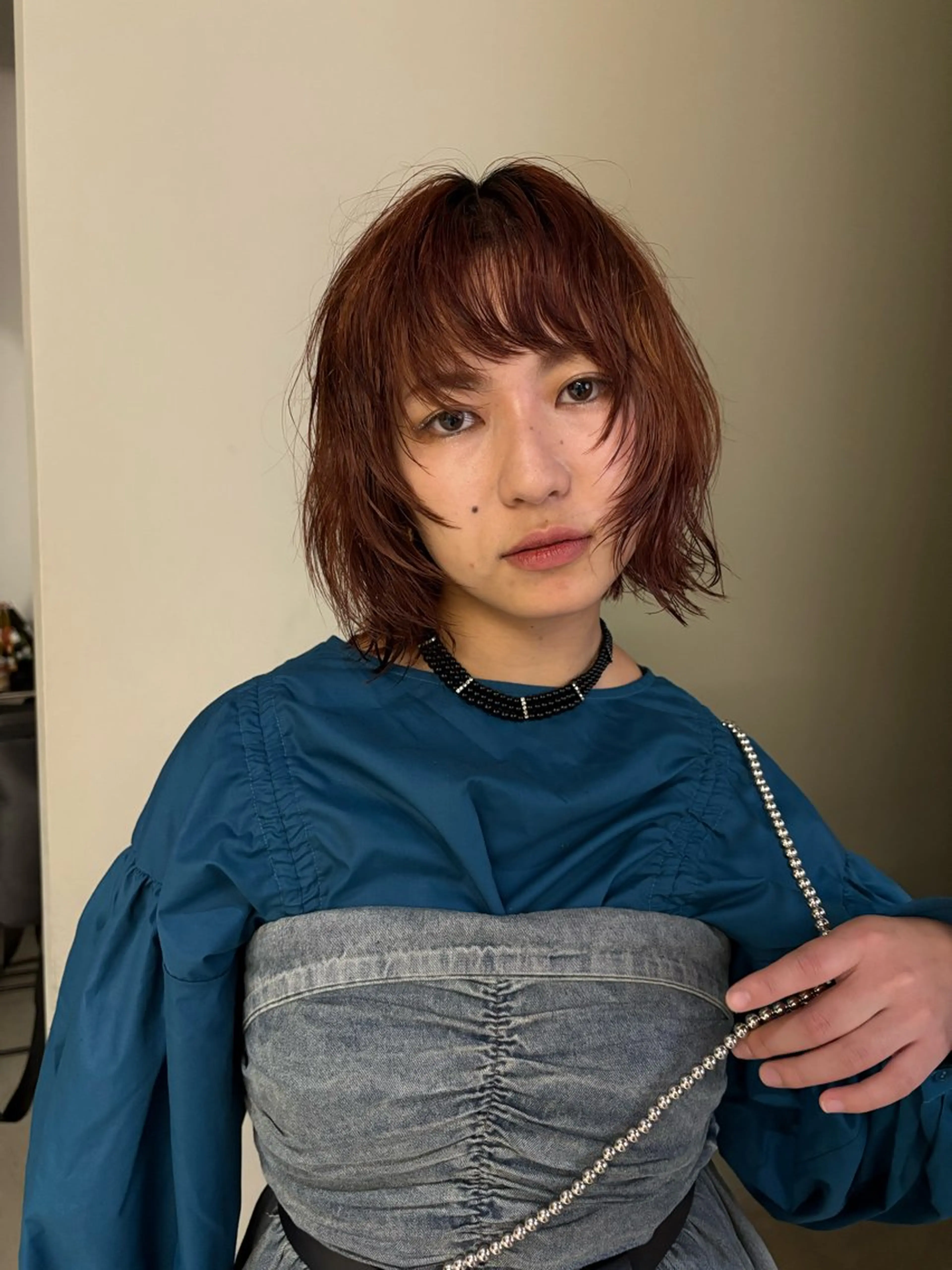 ショート ボブレイヤー ボブ レイヤーカット CIARTOR所属・谷 明日加のヘアスタイル