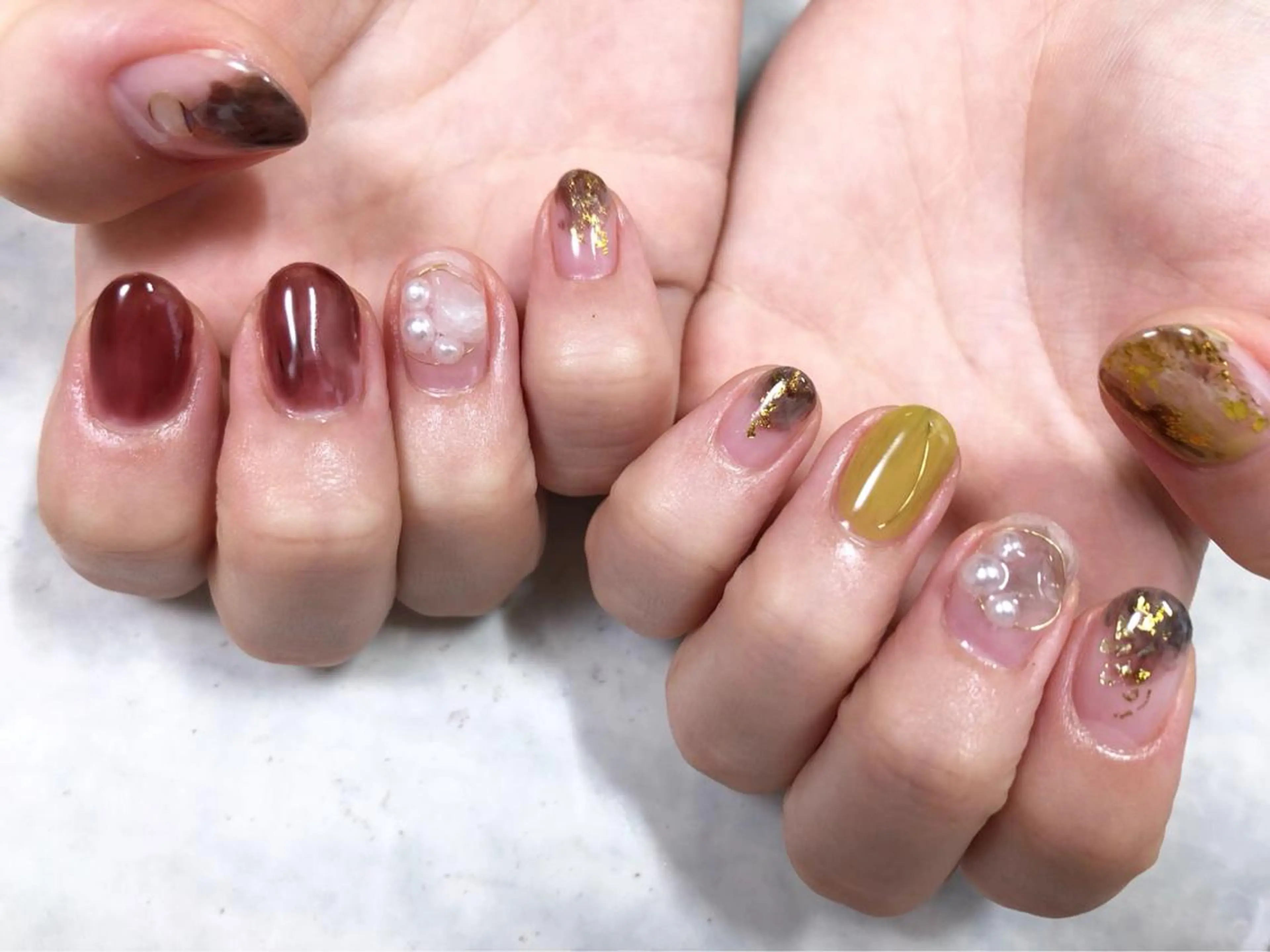 ネイル etelno blanc中目黒のネイルデザイン