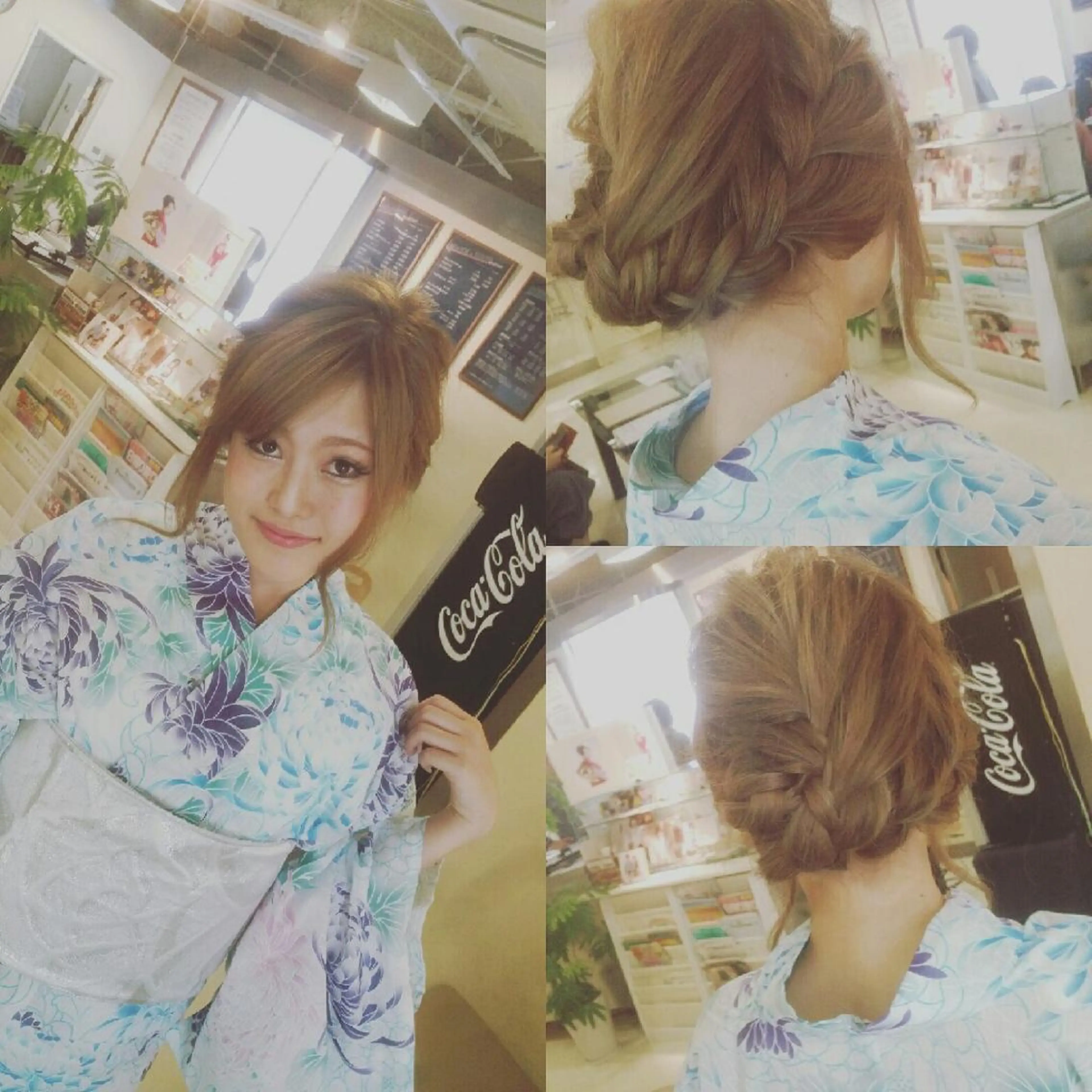 ロング セミロング ミディアム ヘアアレンジ 浴衣 メテオ取扱✨美髪 矯正✨HiroNYのヘアスタイル