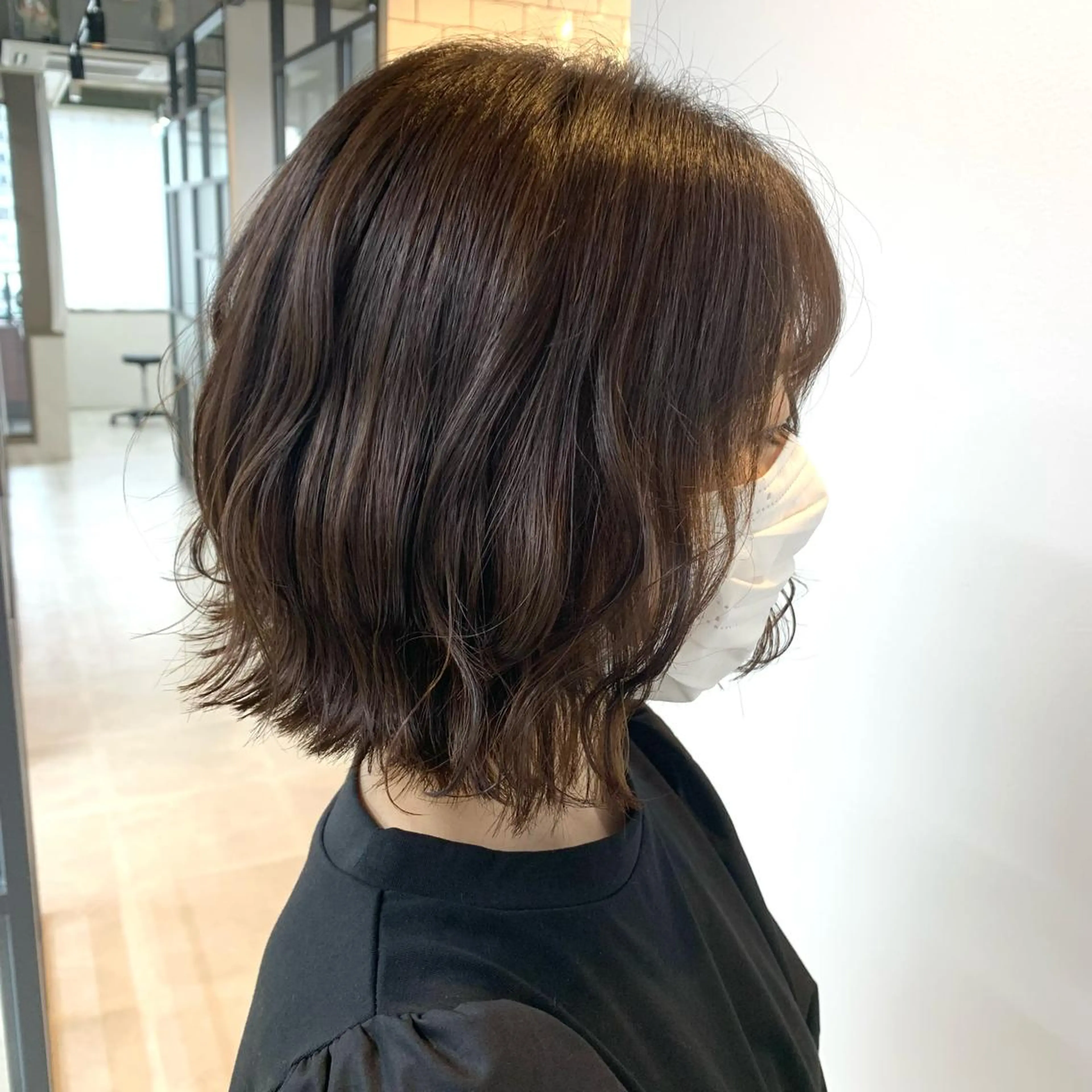 ミディアム カット ヘッドスパ TriumpH天王寺店【ミルボンAujua認定サロン】所属・SAKI🐈⬛【 HAPPY届けます】のヘアスタイル