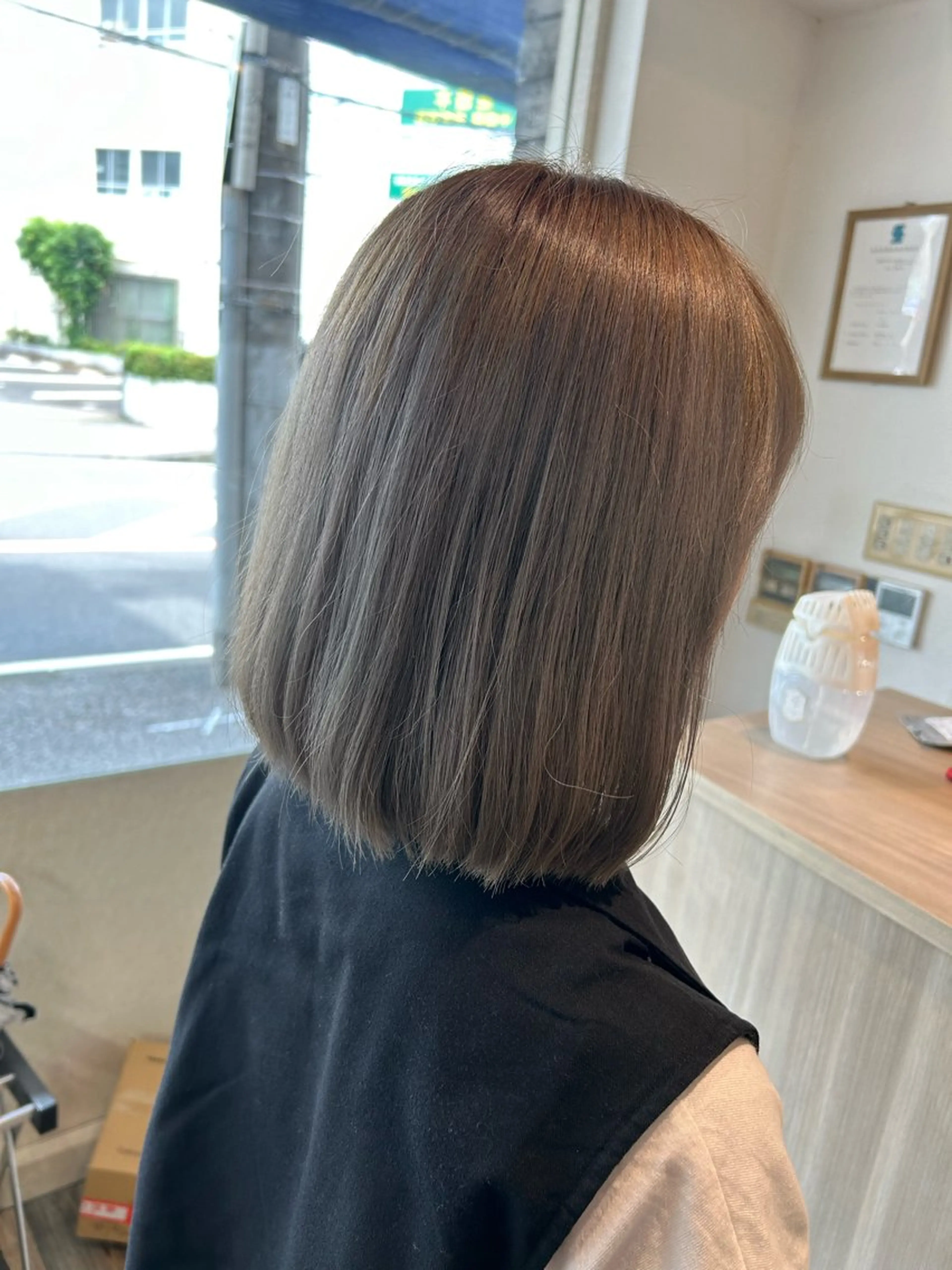ショート 志賀　輝/ハイライト /縮毛矯正/髪質改善のヘアスタイル