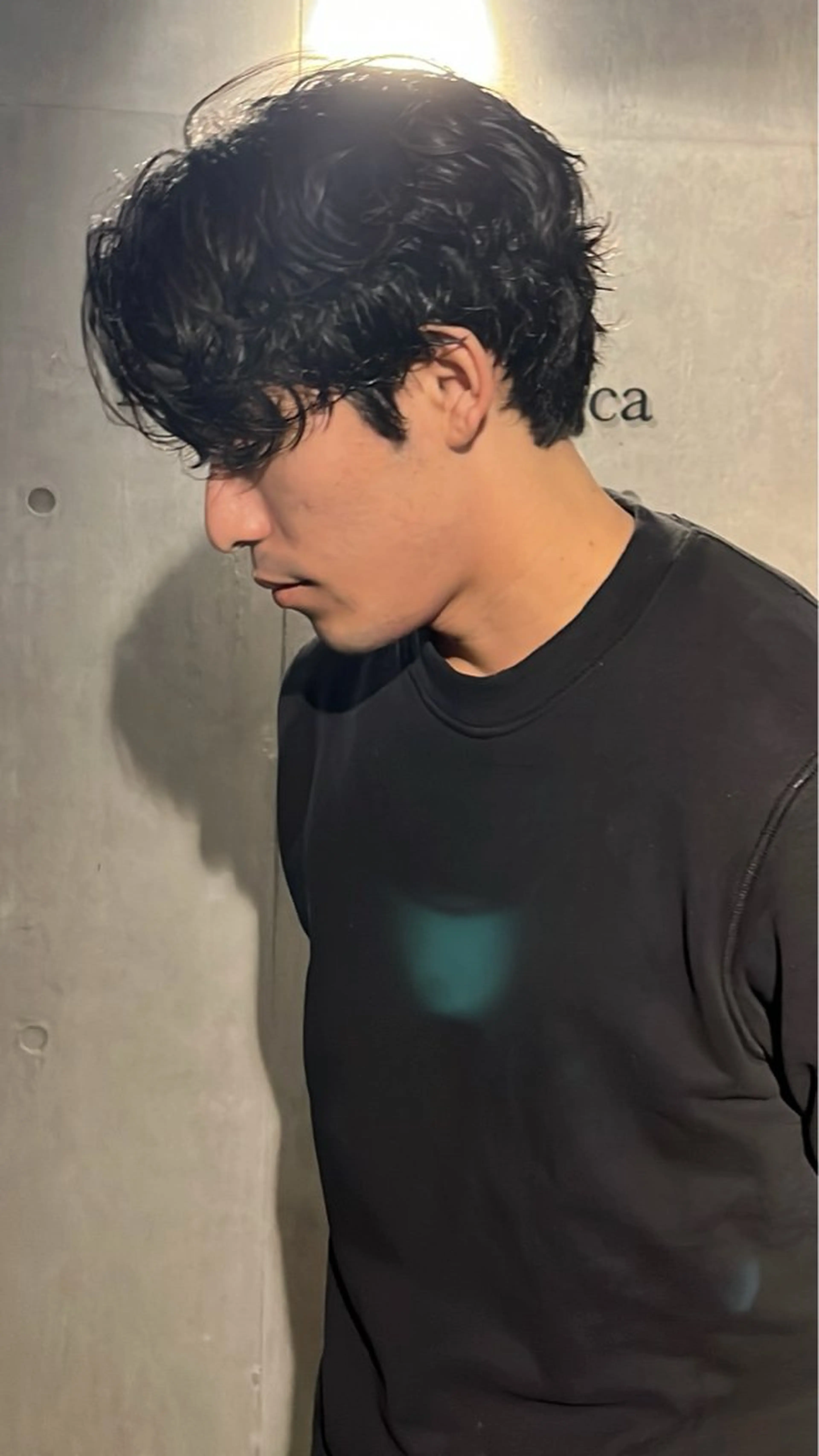 ショート パーマ メンズ カット パーマ トリートメント ヘッドスパ ヘアセット gallica表参道 店長/佐藤翼のヘアスタイル