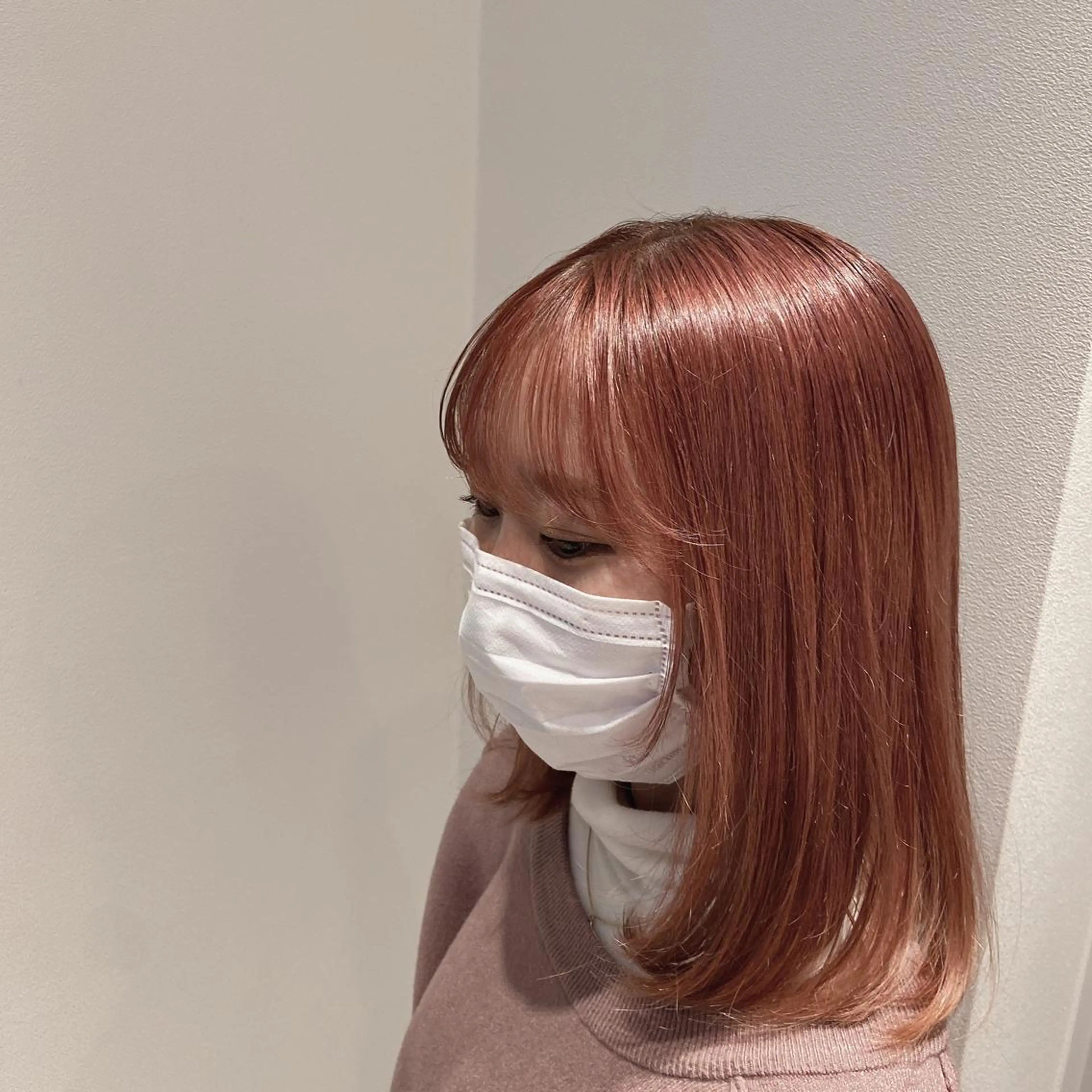 ミディアム カラー ヘアアレンジ ヘアカラー トリートメント Mirai 🧸のヘアスタイル