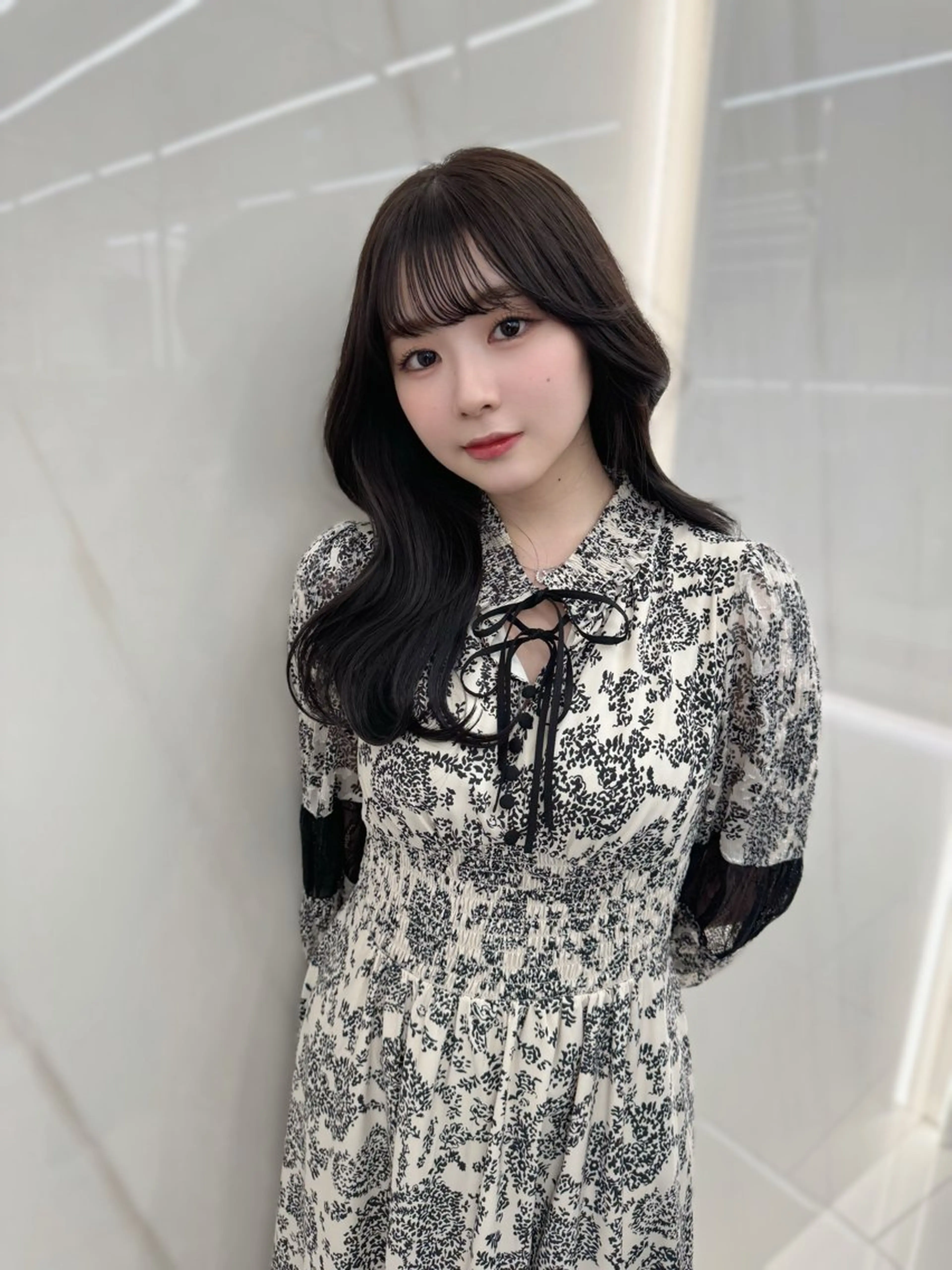 ロング カラー ヘアカラー トリートメント COA GINZA 空也/前髪/顔まわりのヘアスタイル