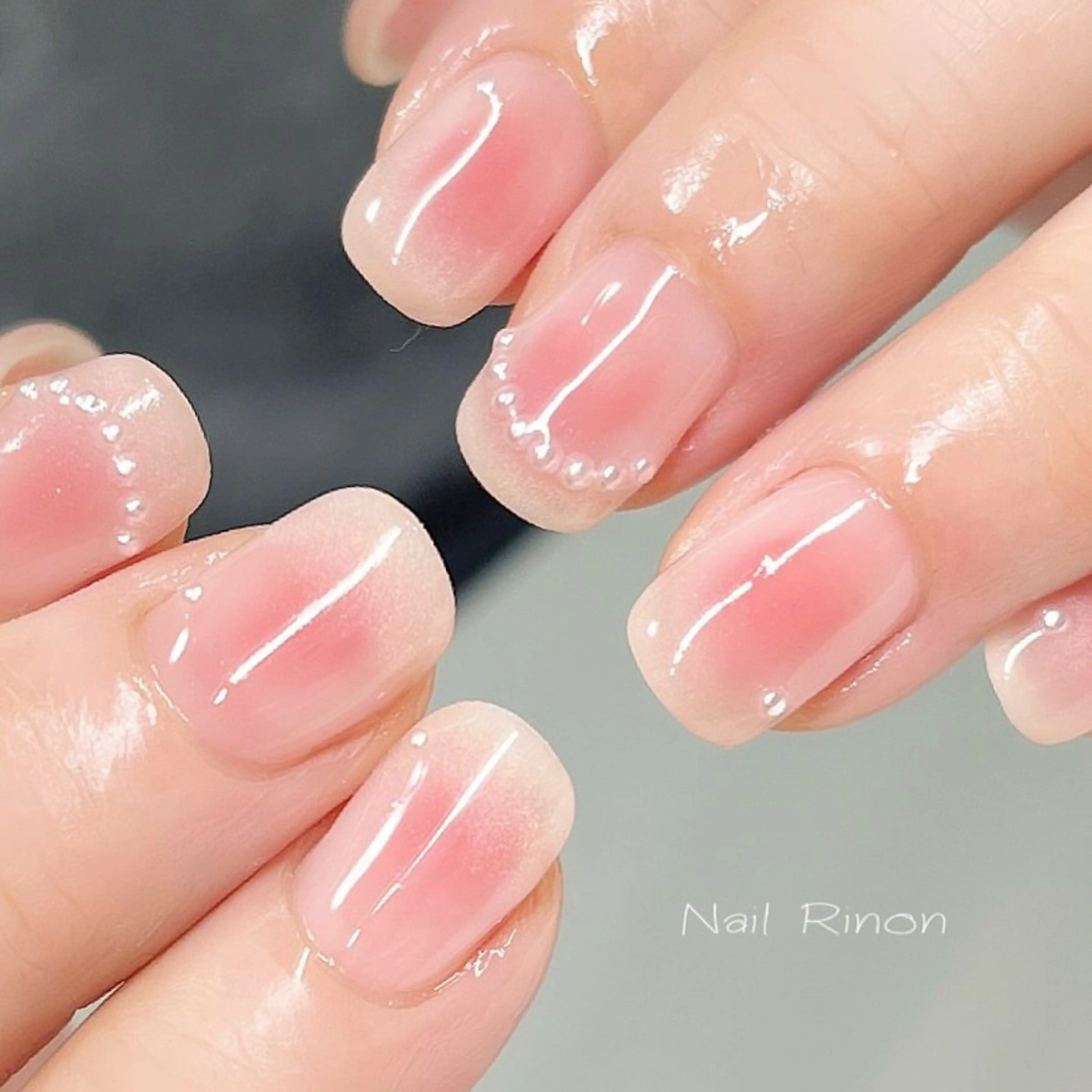 ネイル チークネイル ハンドネイル Nail Rinonのネイルデザイン