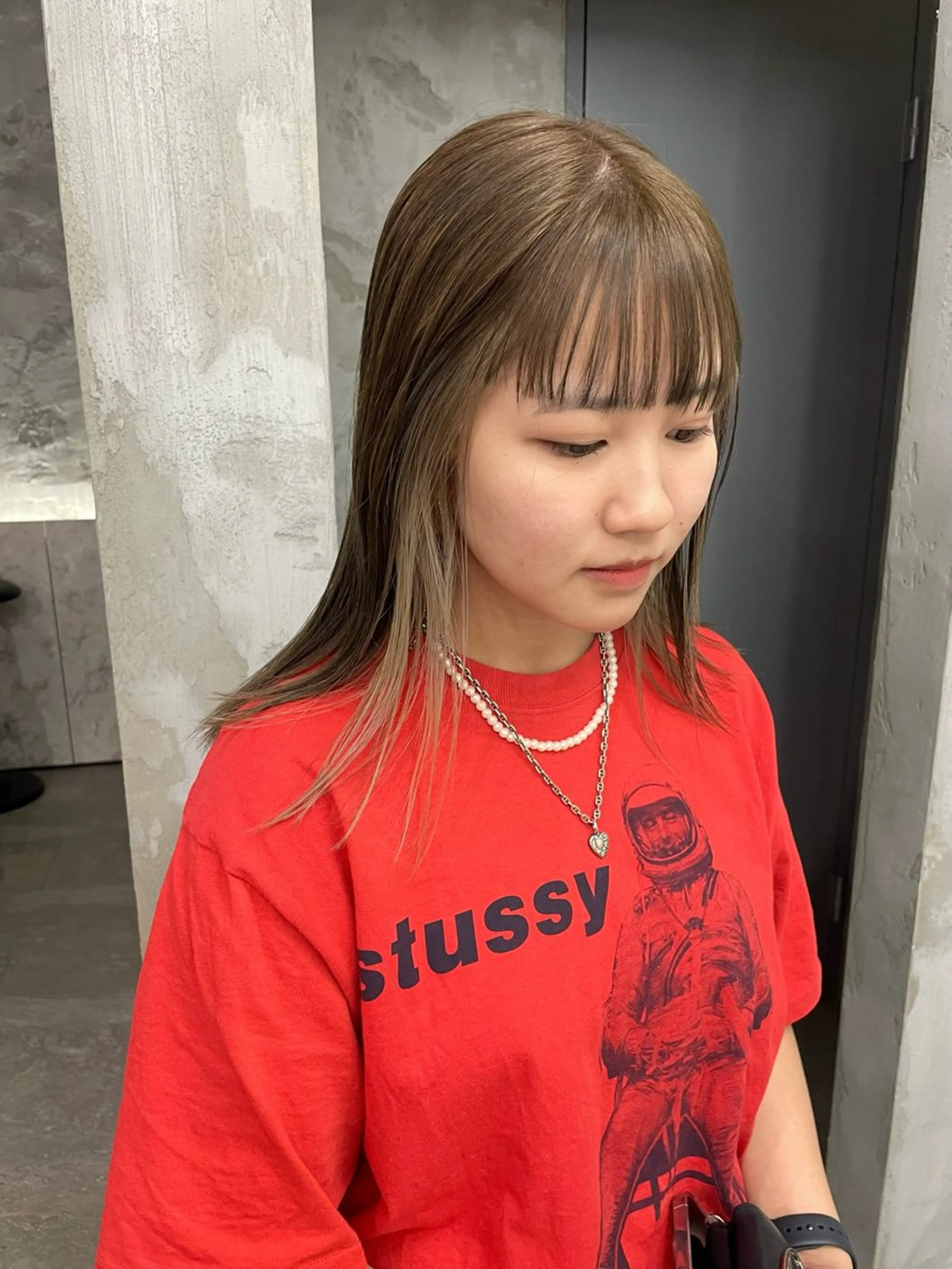 ロング カラー ヘアカラー トリートメント shiba tomomiのヘアスタイル