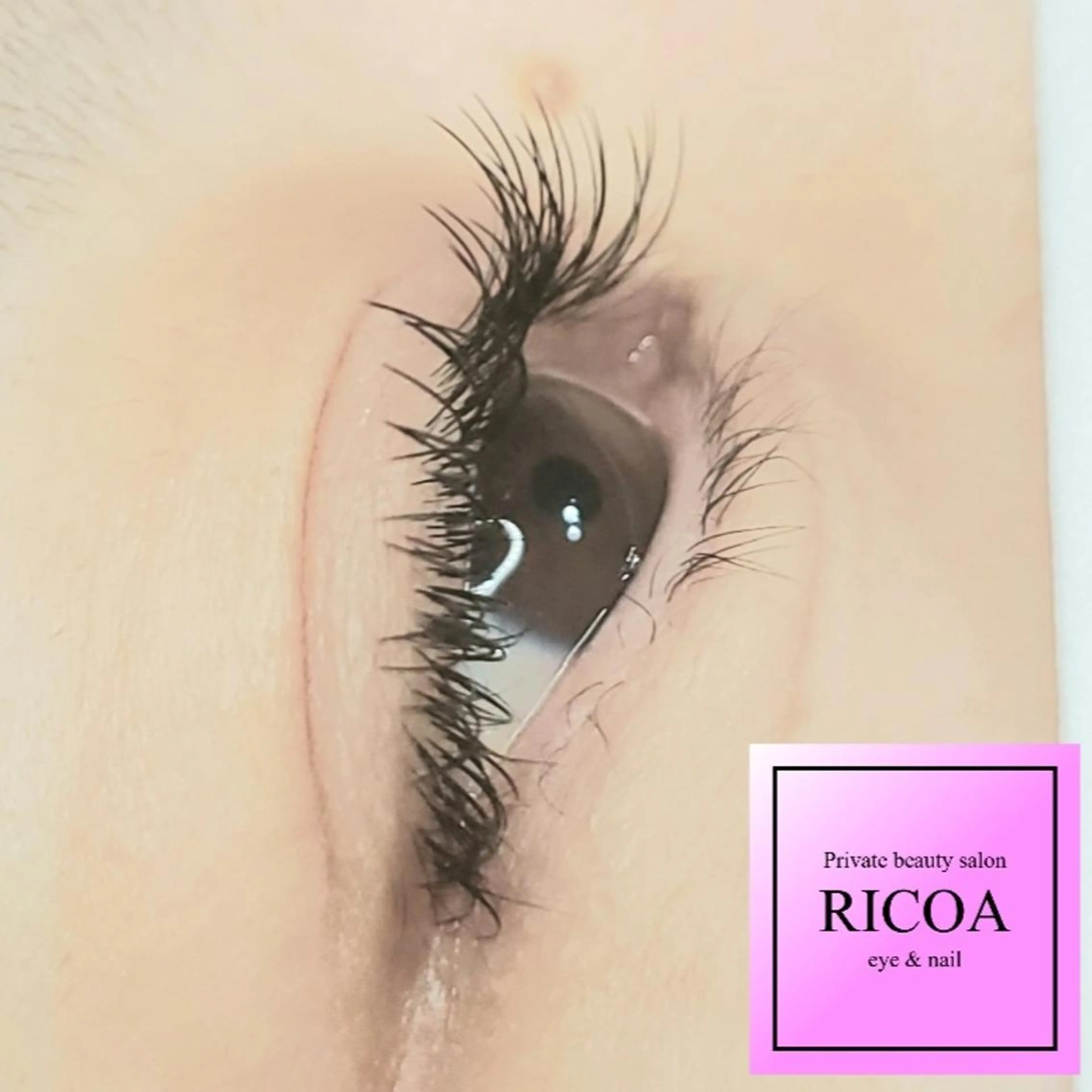 マツエク・マツパ フラットラッシュ Jカール ナチュラル RICOA 酒井のマツエク・マツパデザイン