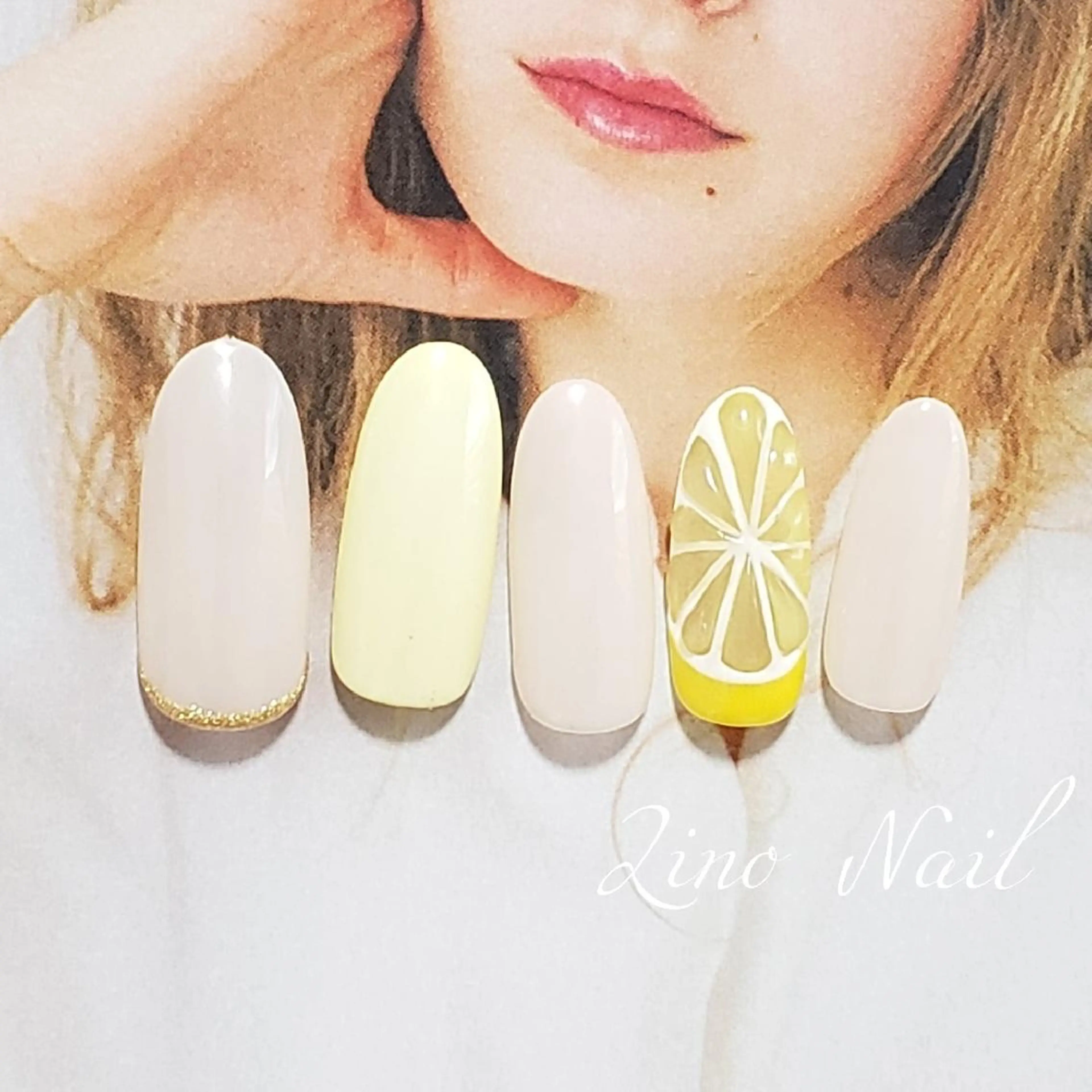 ネイル ジェルネイル ワンカラーネイル パラジェル シンプルネイル 夏ネイル Lino Nailのネイルデザイン