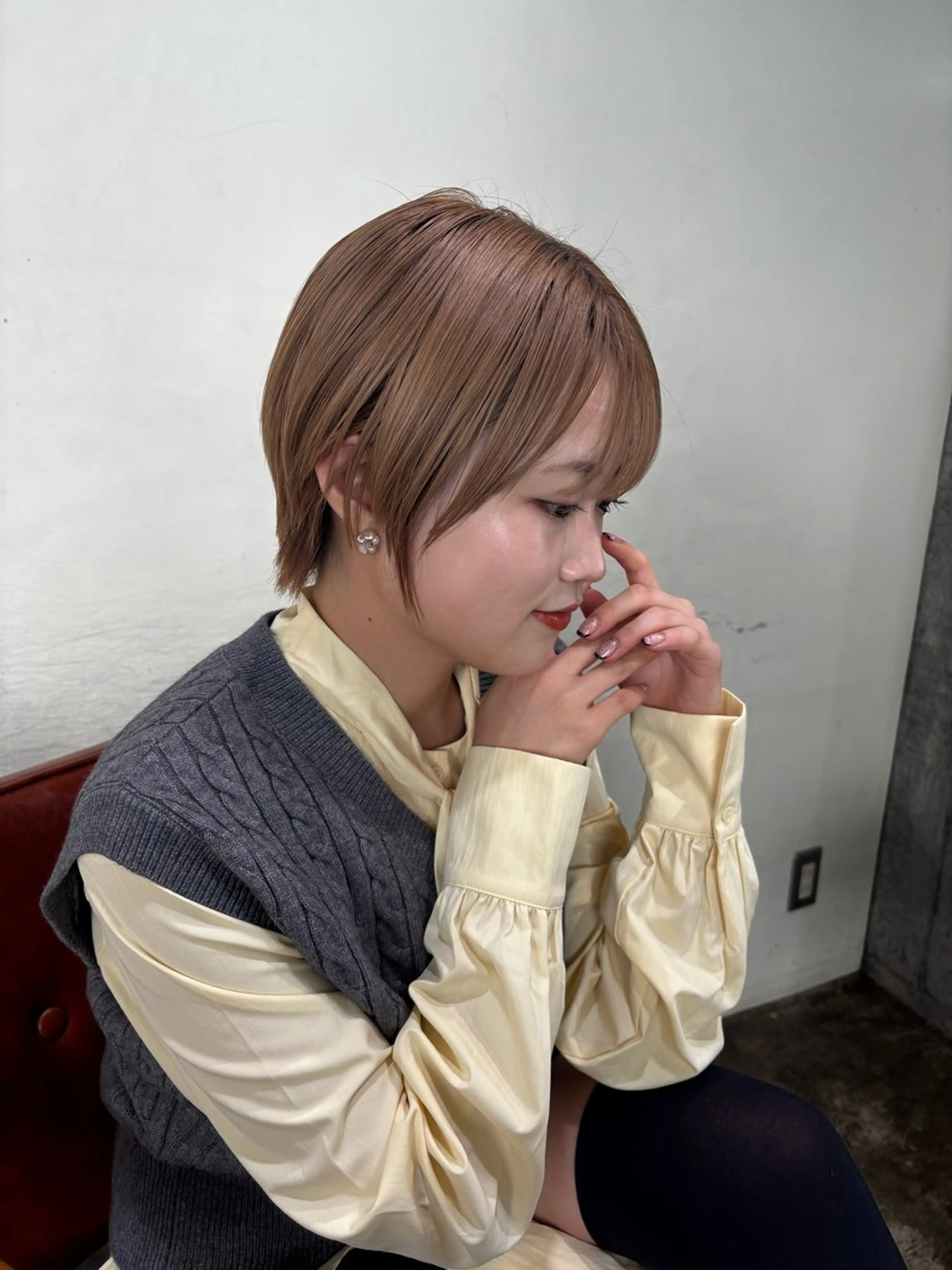 ショート ハイトーン/アレンジ 🎀アオイ🎀のヘアスタイル