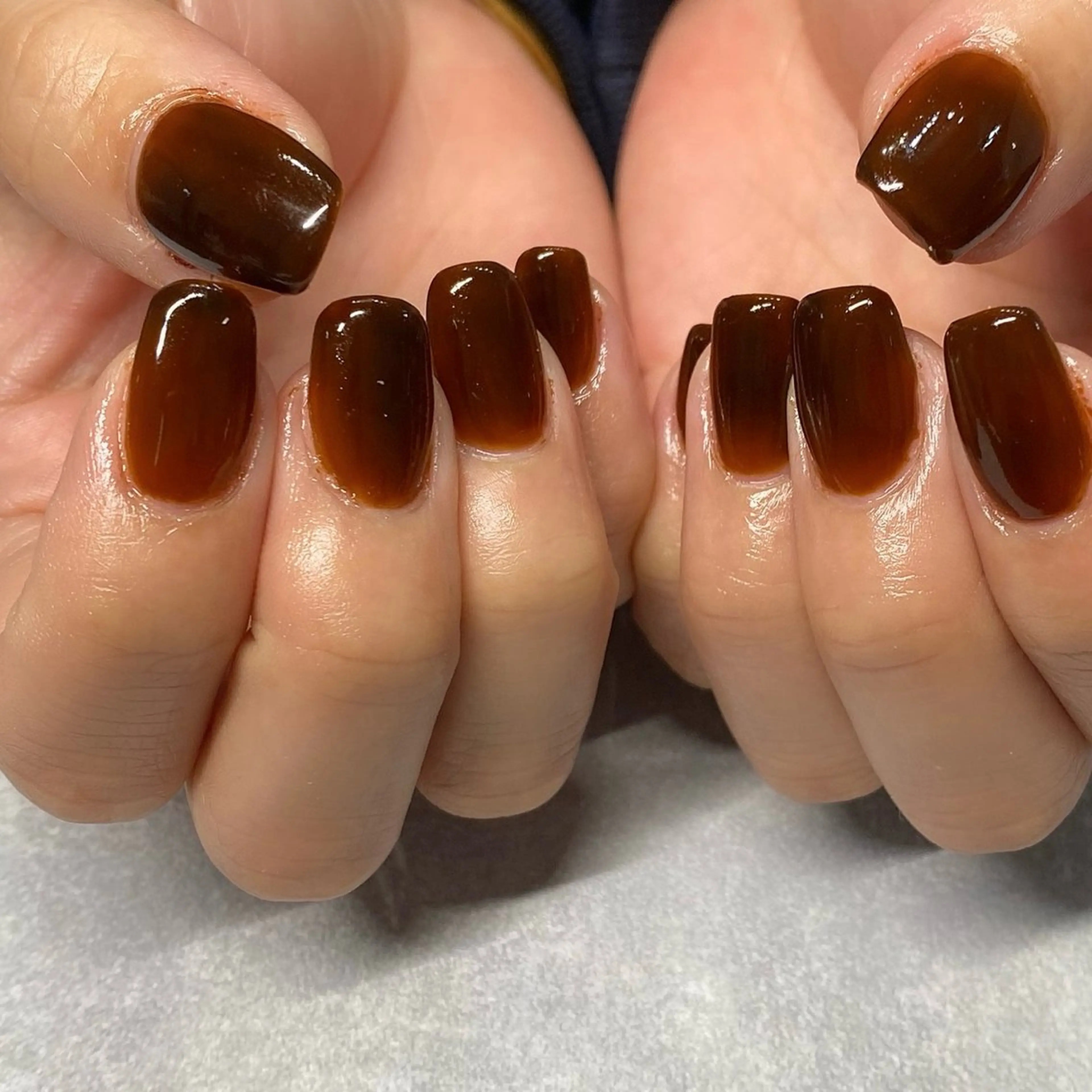 ネイル ワンカラーネイル ハンドネイル ハンドケア RIHO ♡のネイルデザイン