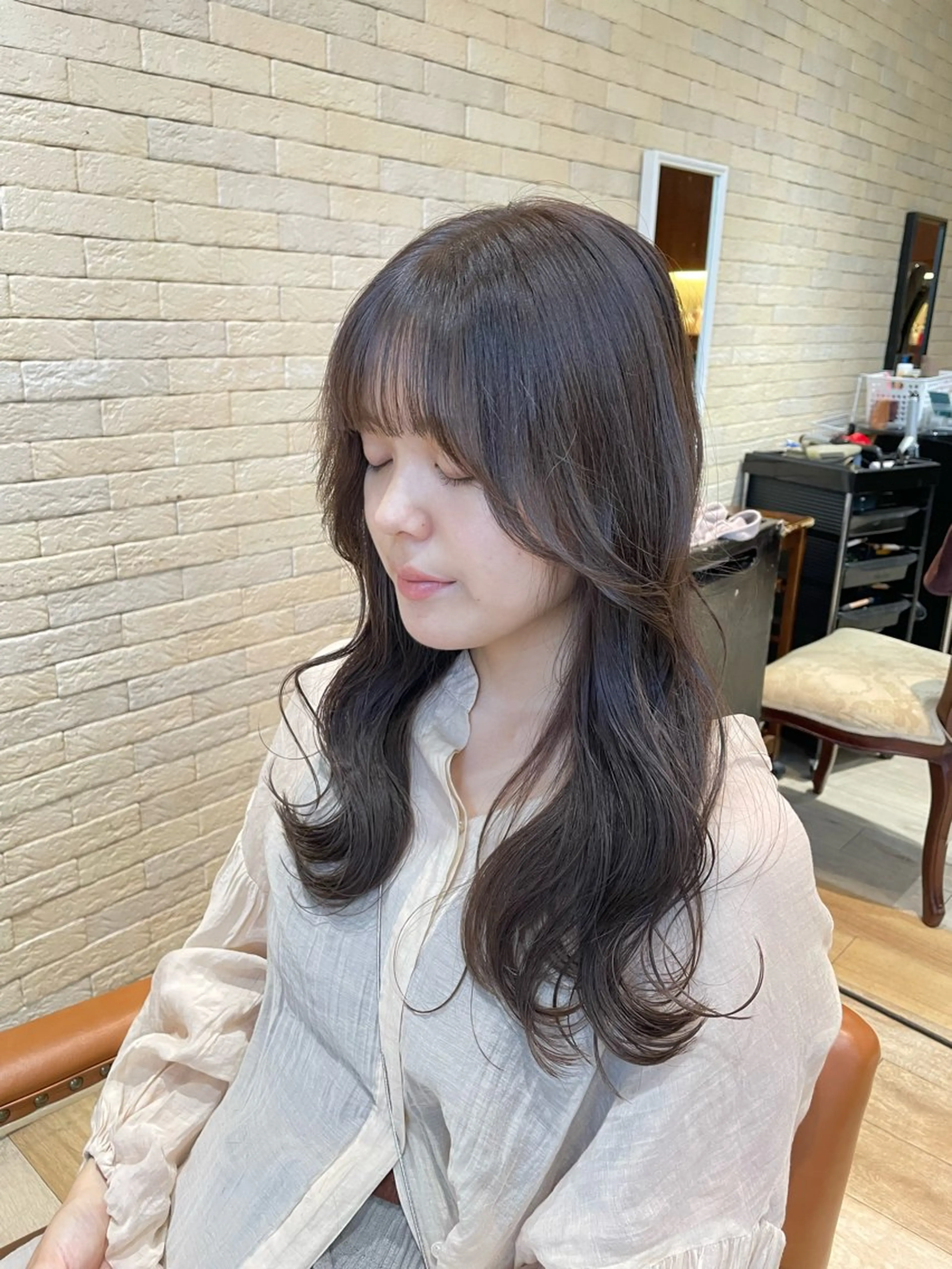 ロング 亀川蓮 Agu hairのヘアスタイル
