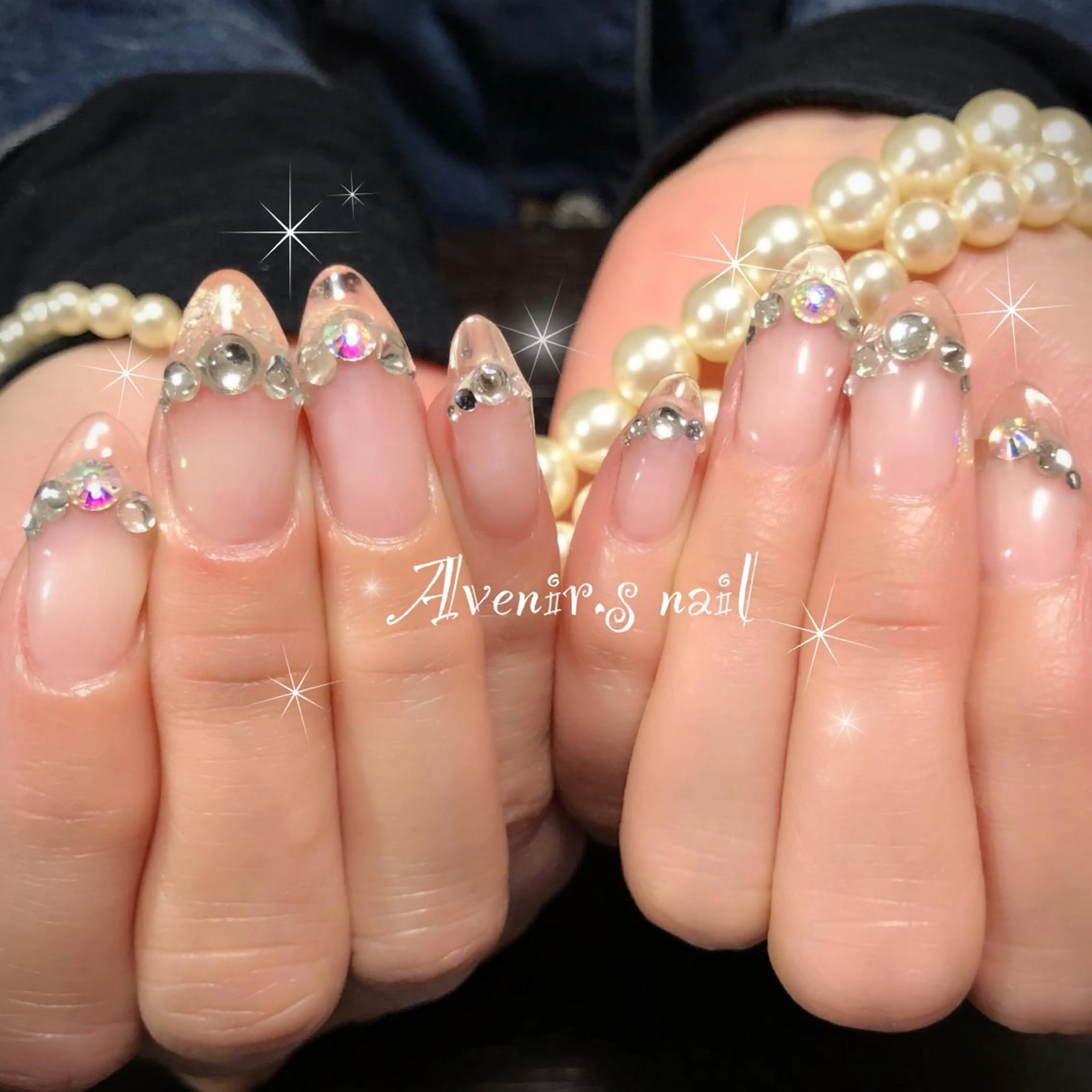 ネイル クリアネイル ジェルネイル スカルプネイル Home Salon Avenir.のネイルデザイン