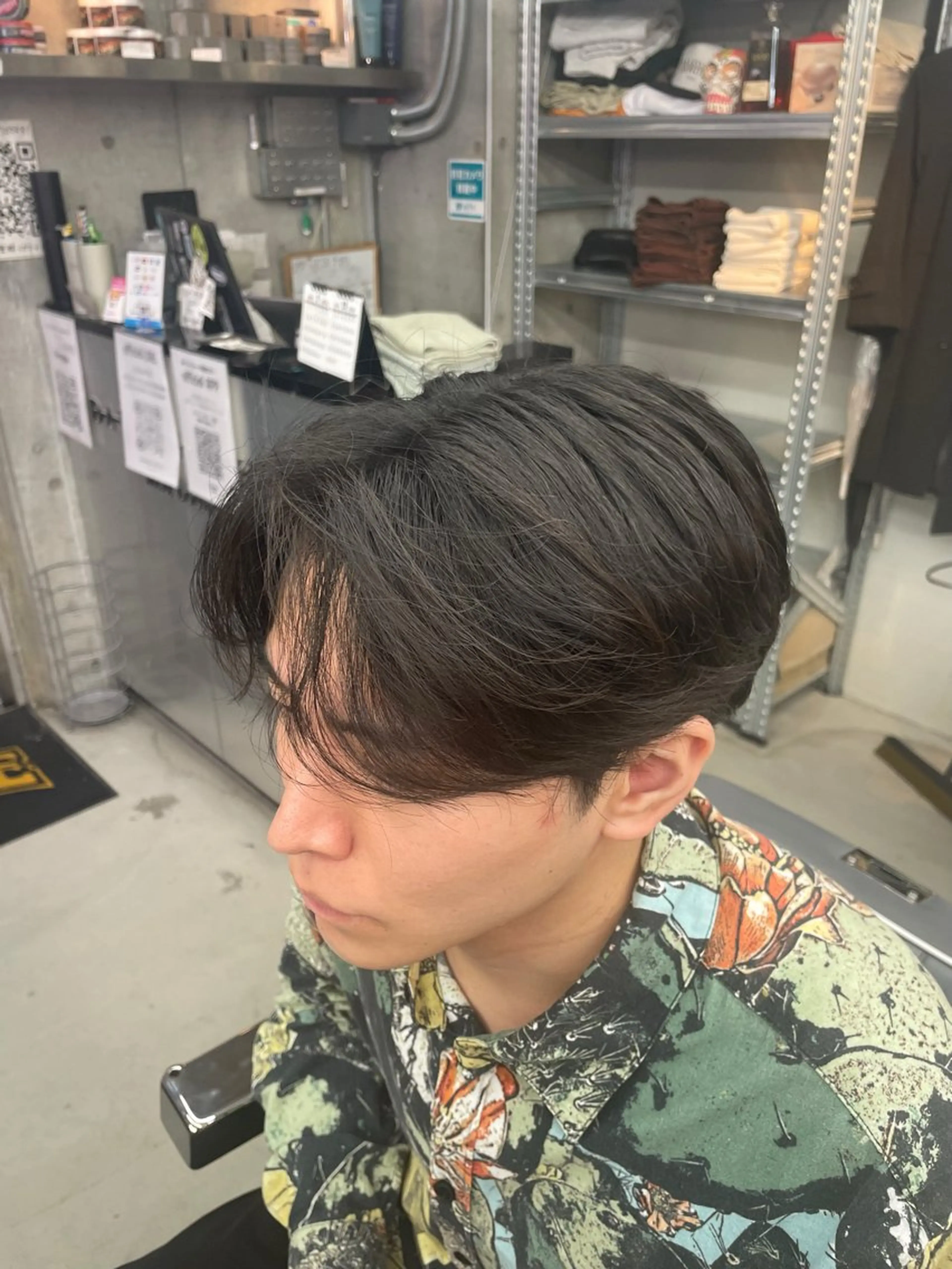 ミディアム ヘアアレンジ メンズ センターパート 似合わせカット特化/ 💈ミナ💈のヘアスタイル