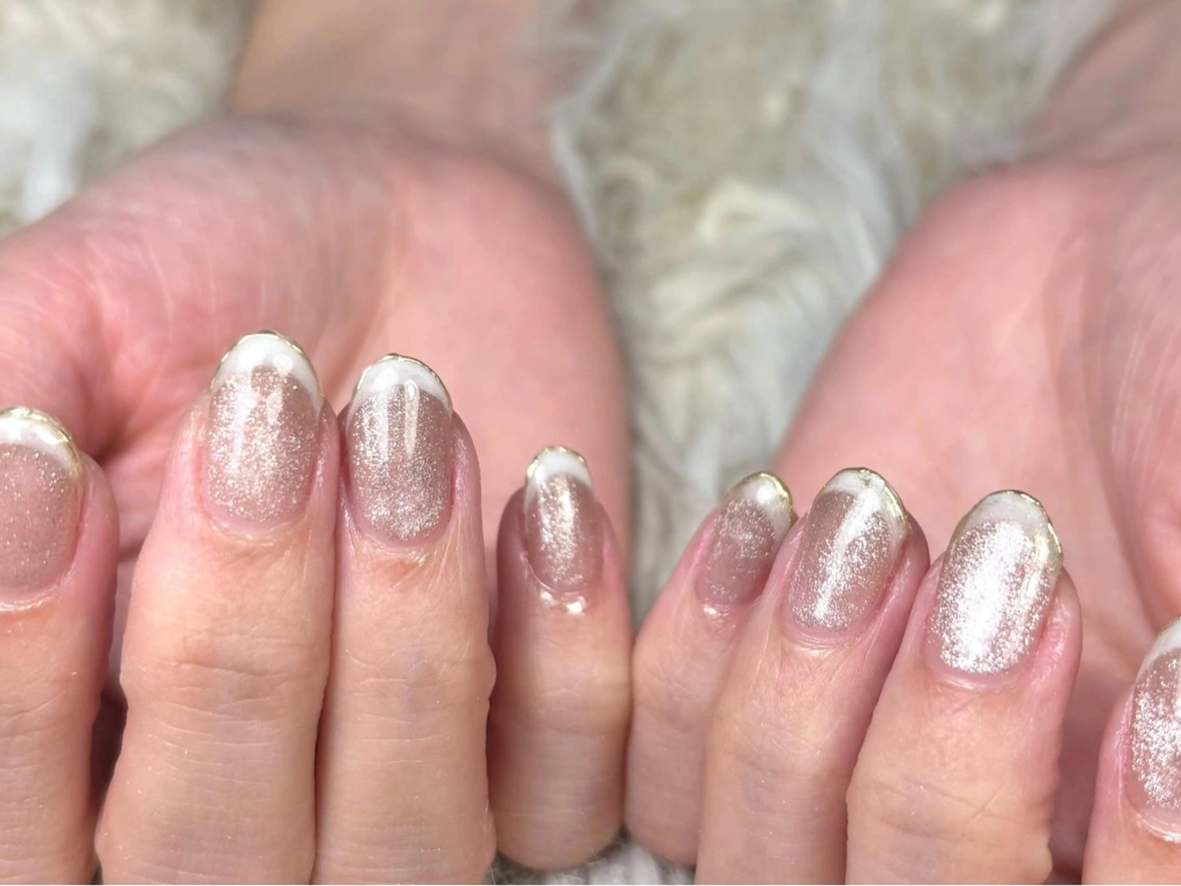 ネイル アートネイル ジェルネイル キラキラネイル 持ち込み ニュアンスネイル ハンドネイル Salute本店 🦋仲原里佳のネイルデザイン