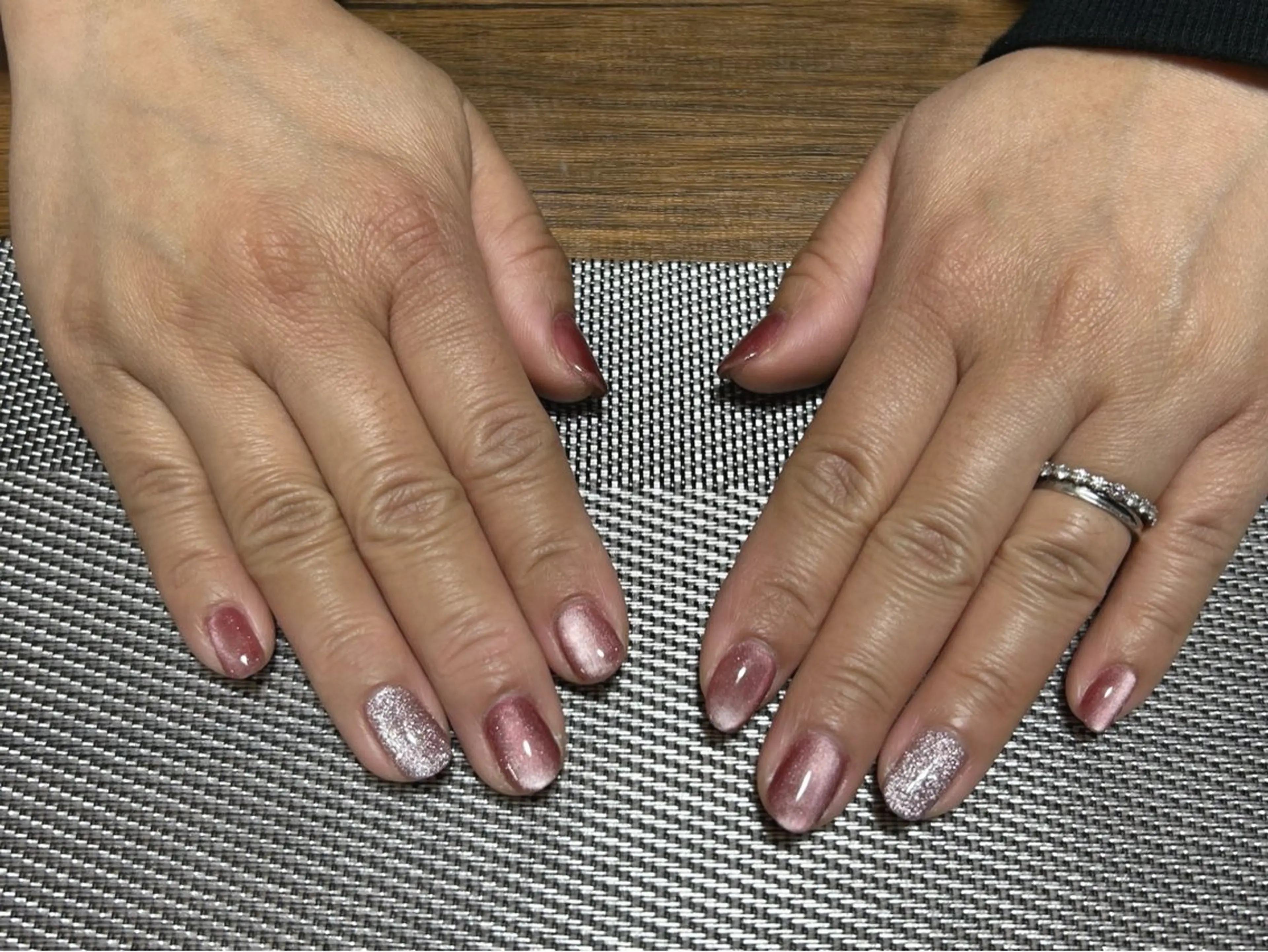 ネイル フラッシュネイル マグネットネイル シンプルネイル ハンドネイル i nailのネイルデザイン