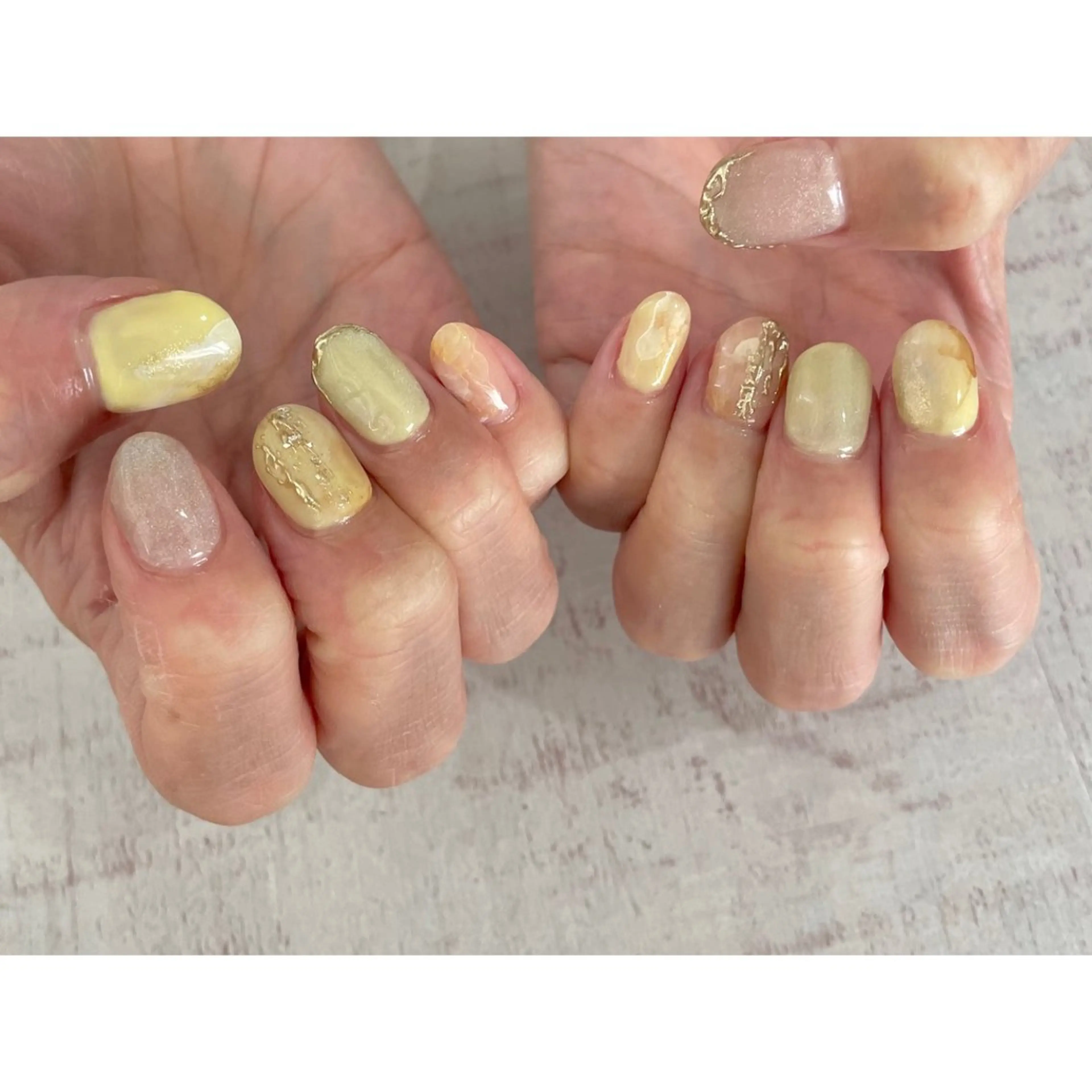 ネイル 𖡼 yumenoのネイルデザイン