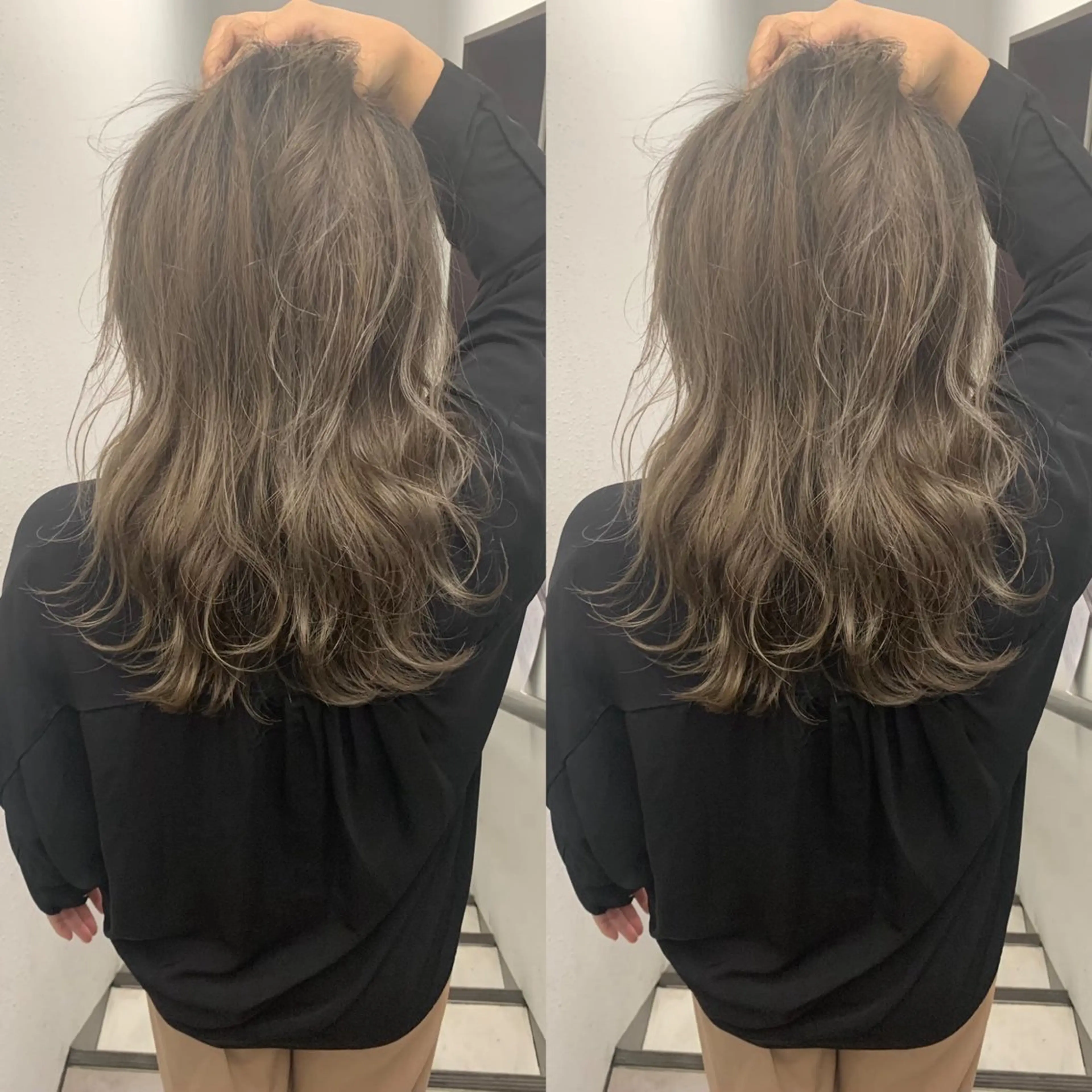 セミロング カット ヘアカラー トリートメント 💗レイヤーショート ボブ艶髪/竜也💗のヘアスタイル