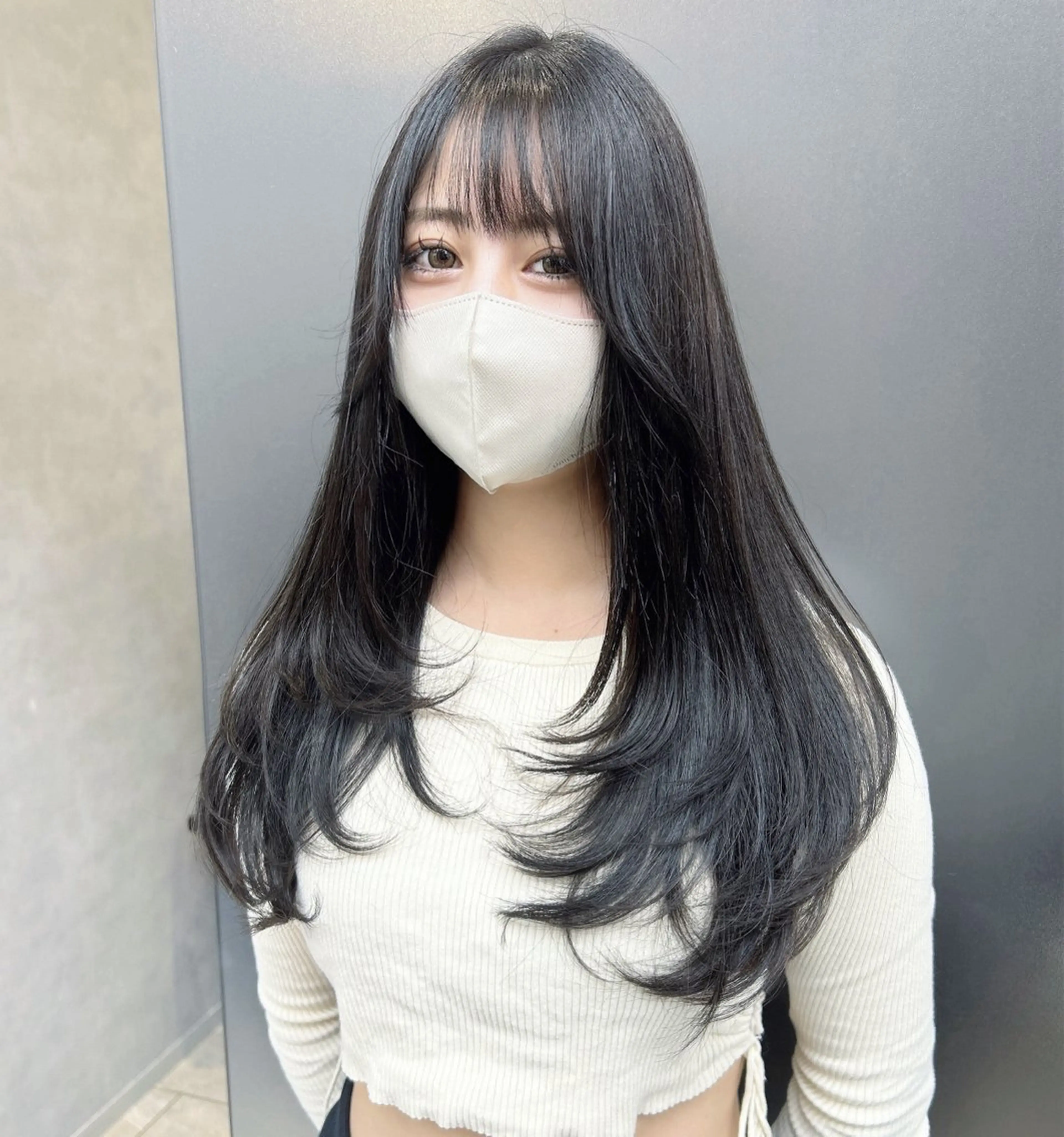 セミロング レイヤーカット カット ヘアカラー トリートメント ヘアセット weg 難波所属・メンズカット✨ メンズパーマ聖陽のヘアスタイル