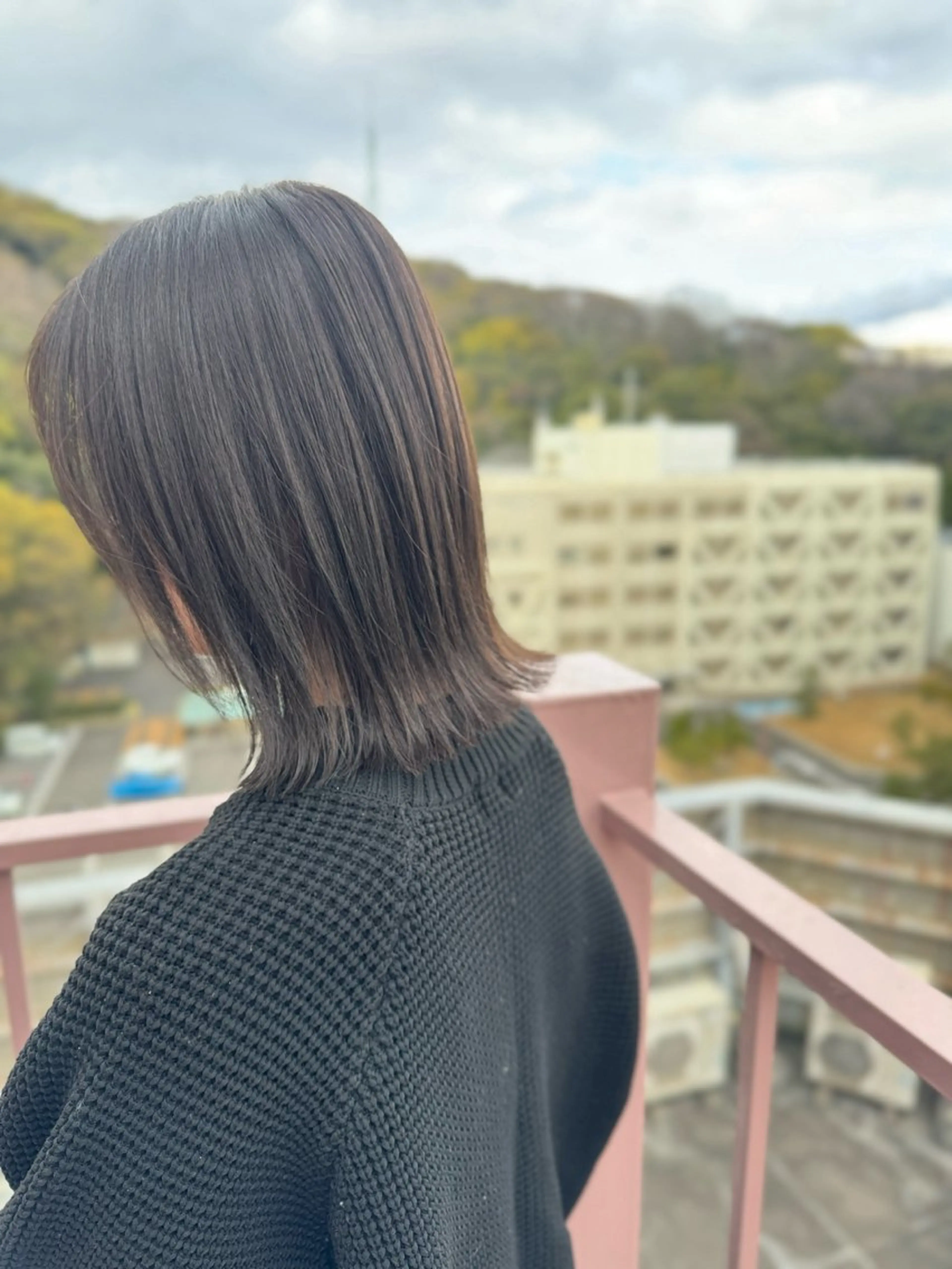 ミディアム カラー ブルーカラー ブルージュ ヘアカラー Viage （ビアージュ）のヘアスタイル