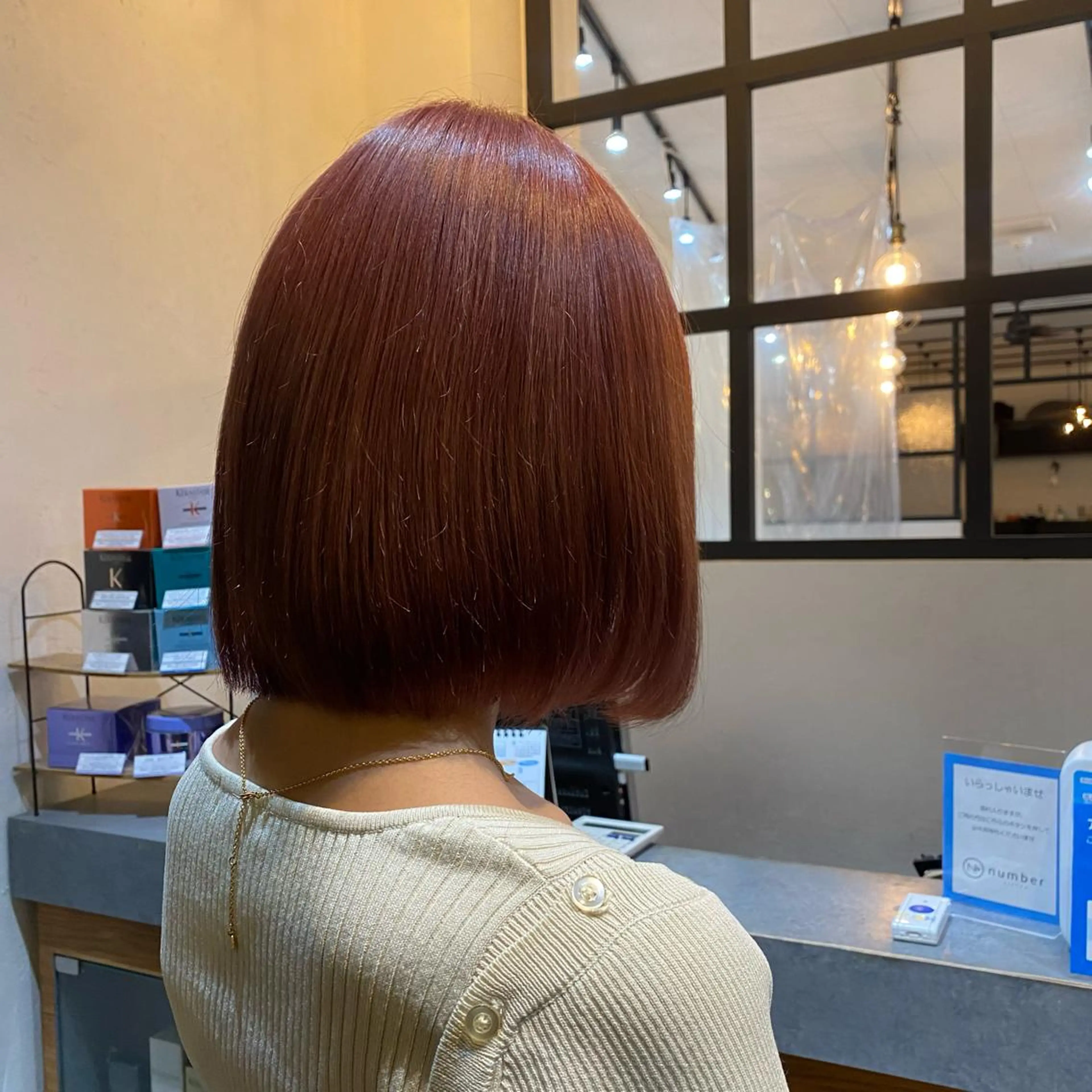 ミディアム カラー カシス ピンクカラー 🫧透明感カラー 🫧 ジルバ清水南海のヘアスタイル