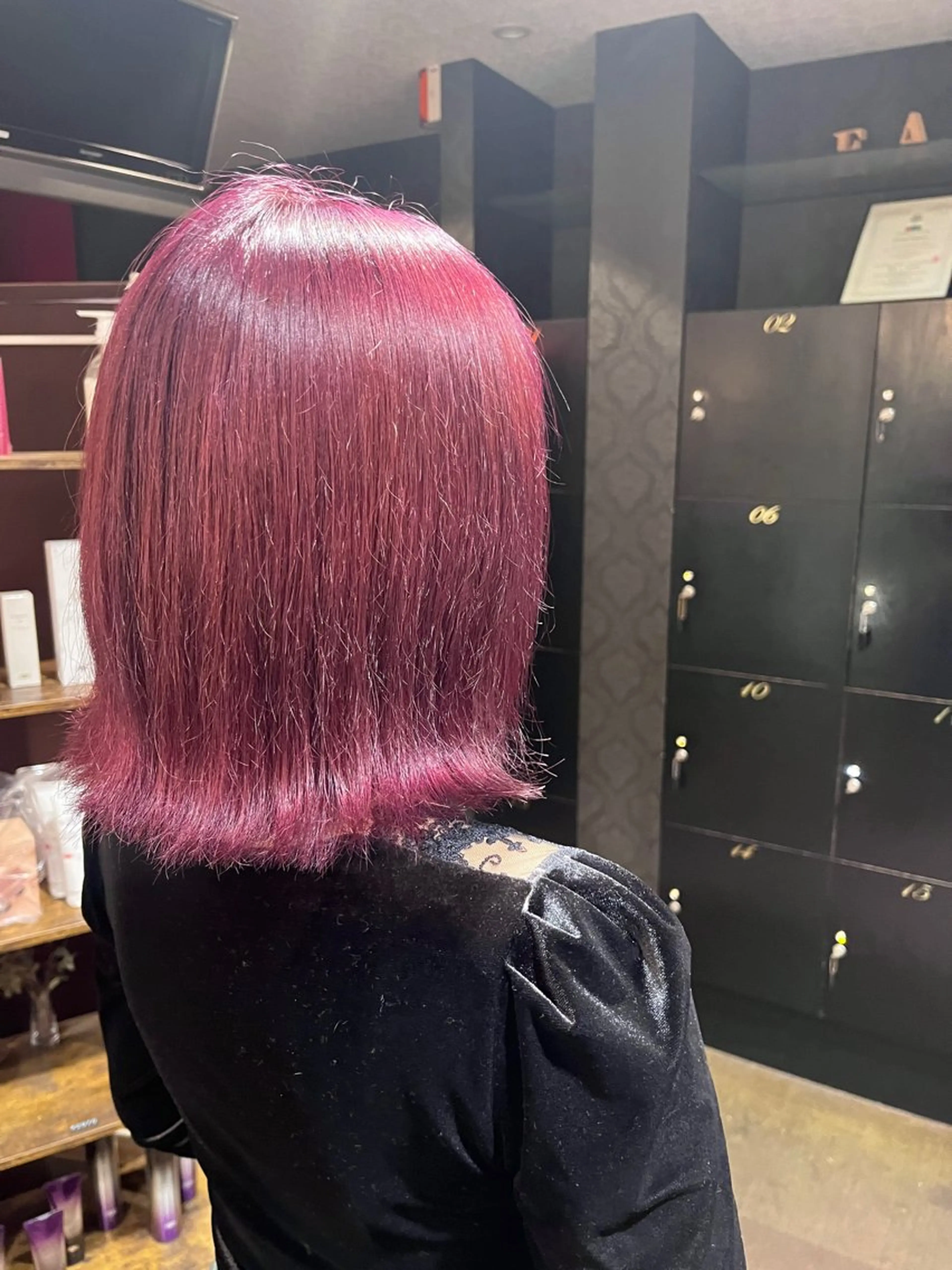 ミディアム カラー ヘアカラー 🫧透明感カラー🫧 mana🫧のヘアスタイル