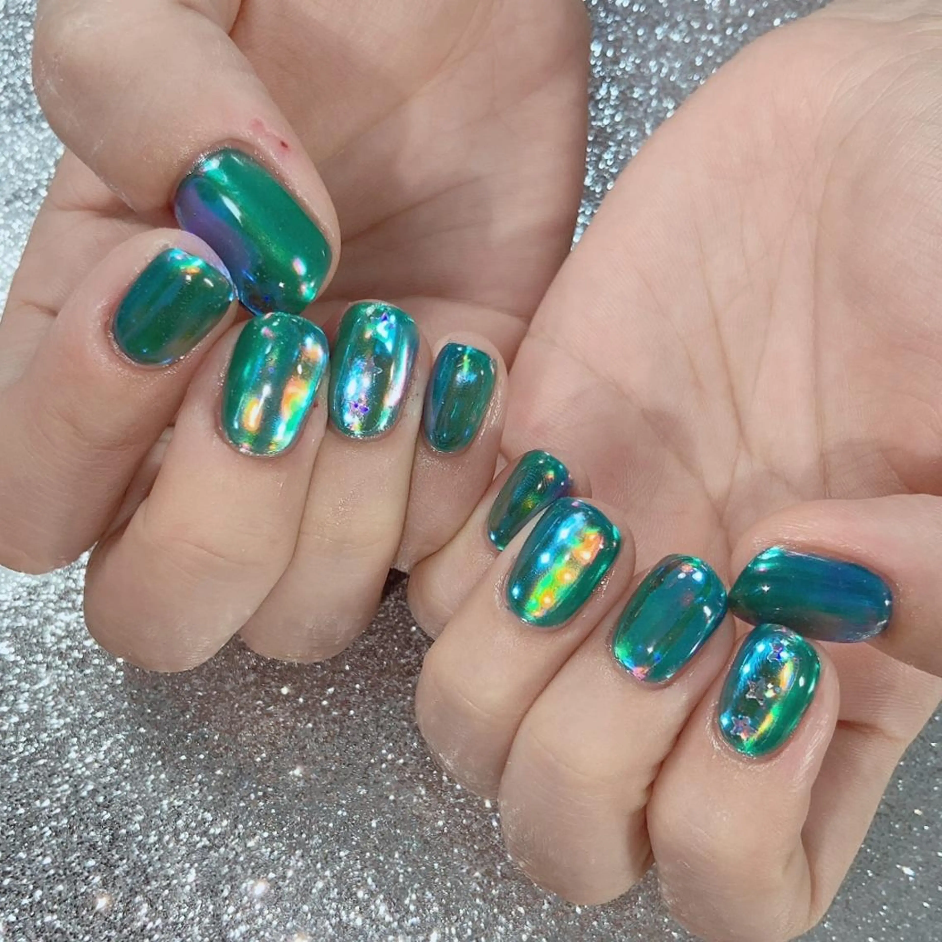 ネイル 氷ネイル・うるうるネイル   MAKInailのネイルデザイン