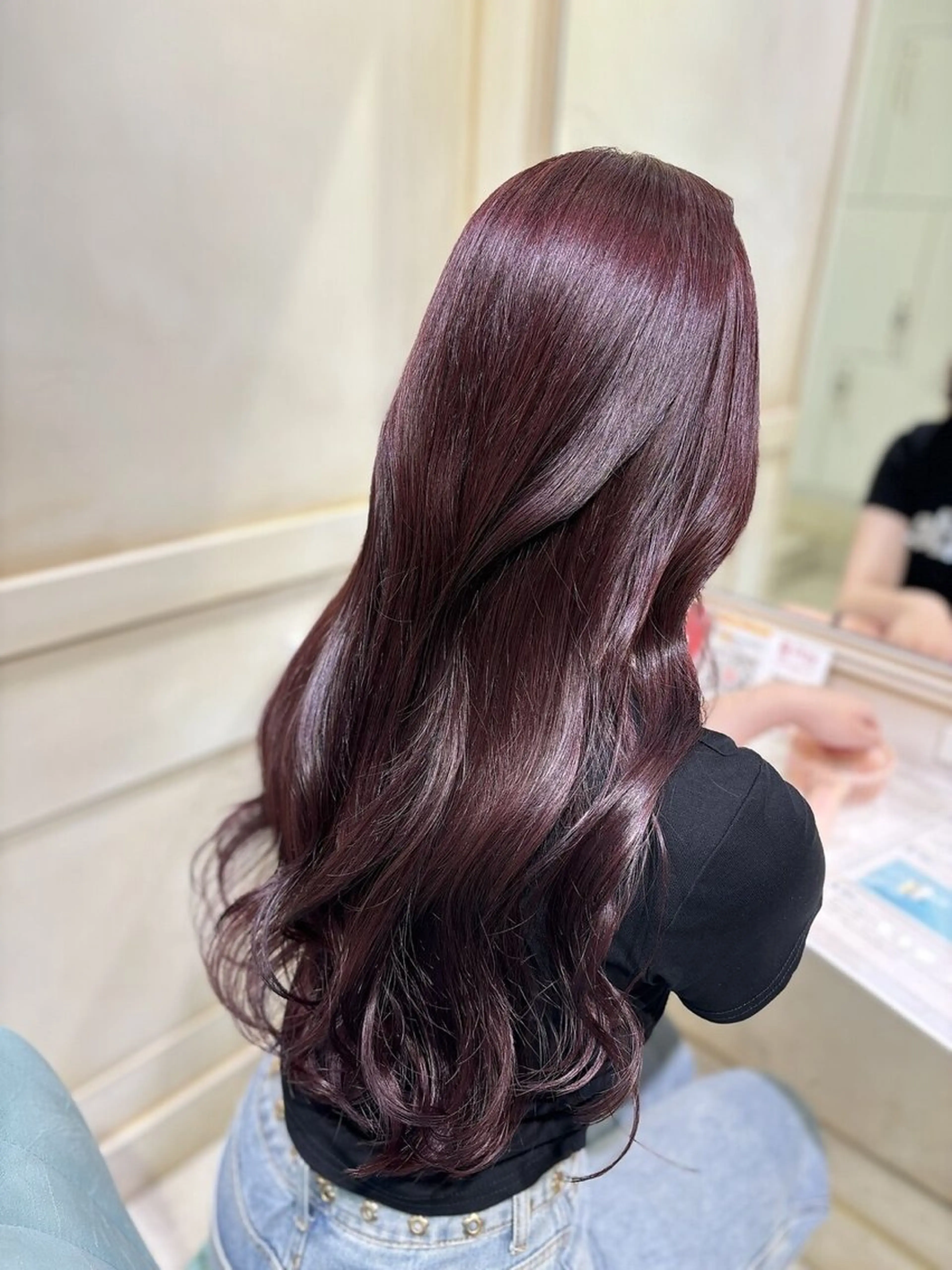 🍷レッド系限定メニュー🍷ワンカラー+1stepトリートメントの写真