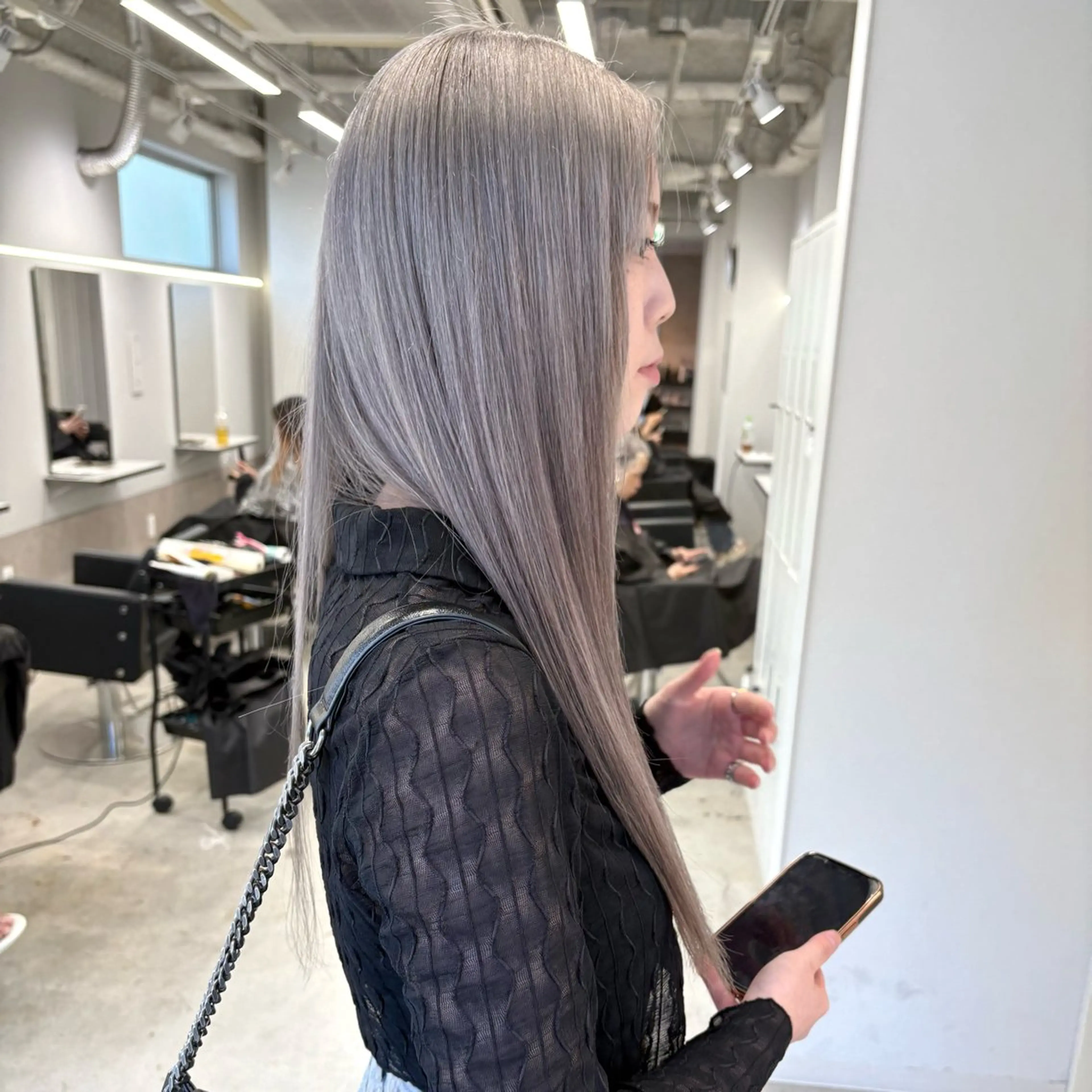 ロング カラー ヘアカラー トリートメント ハイトーン ayane💖のヘアスタイル