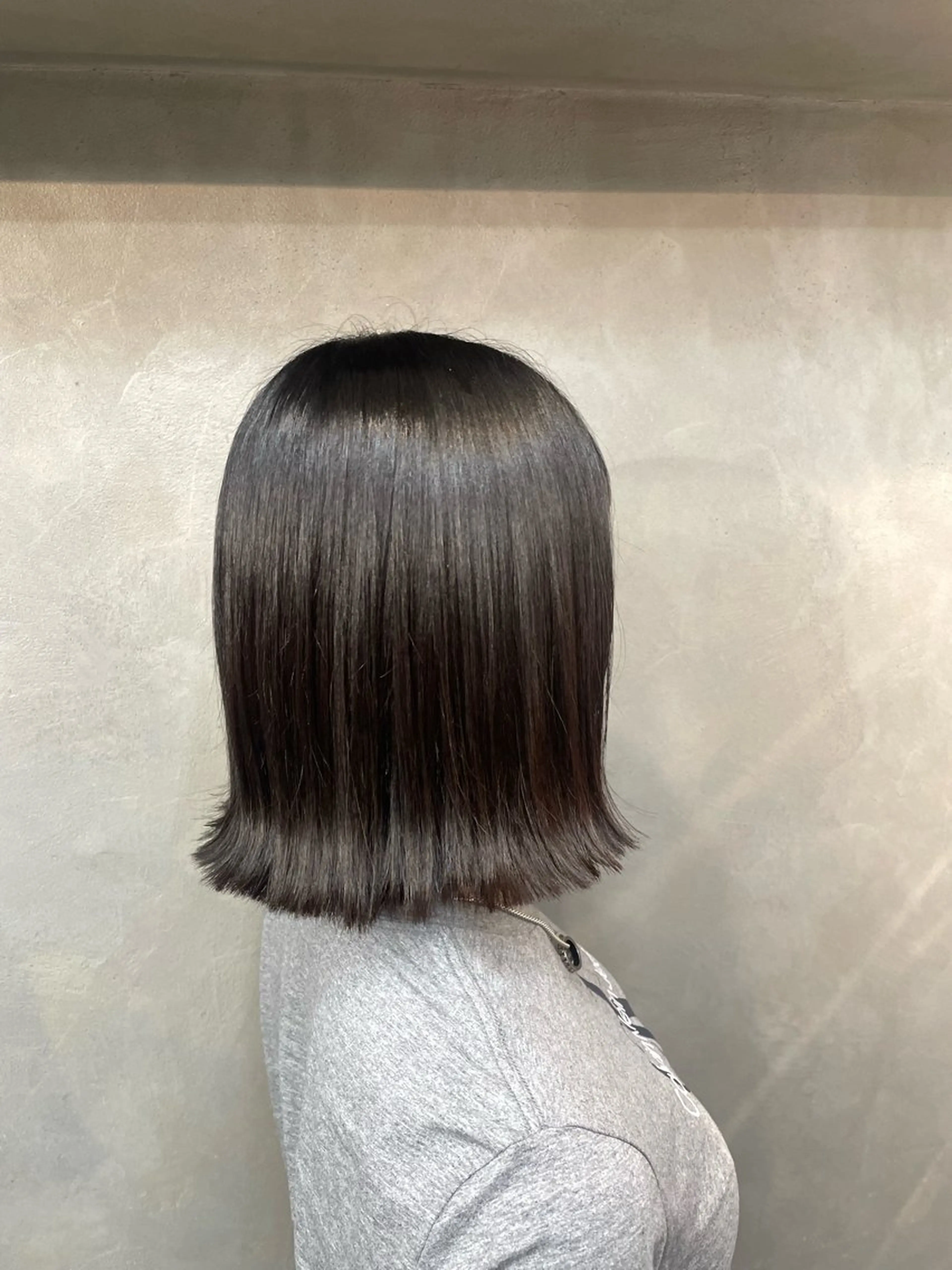 ミディアム ボブ 外ハネヘア カット TNB TOKYO所属・Insta 指名 No.1KURUMIのヘアスタイル