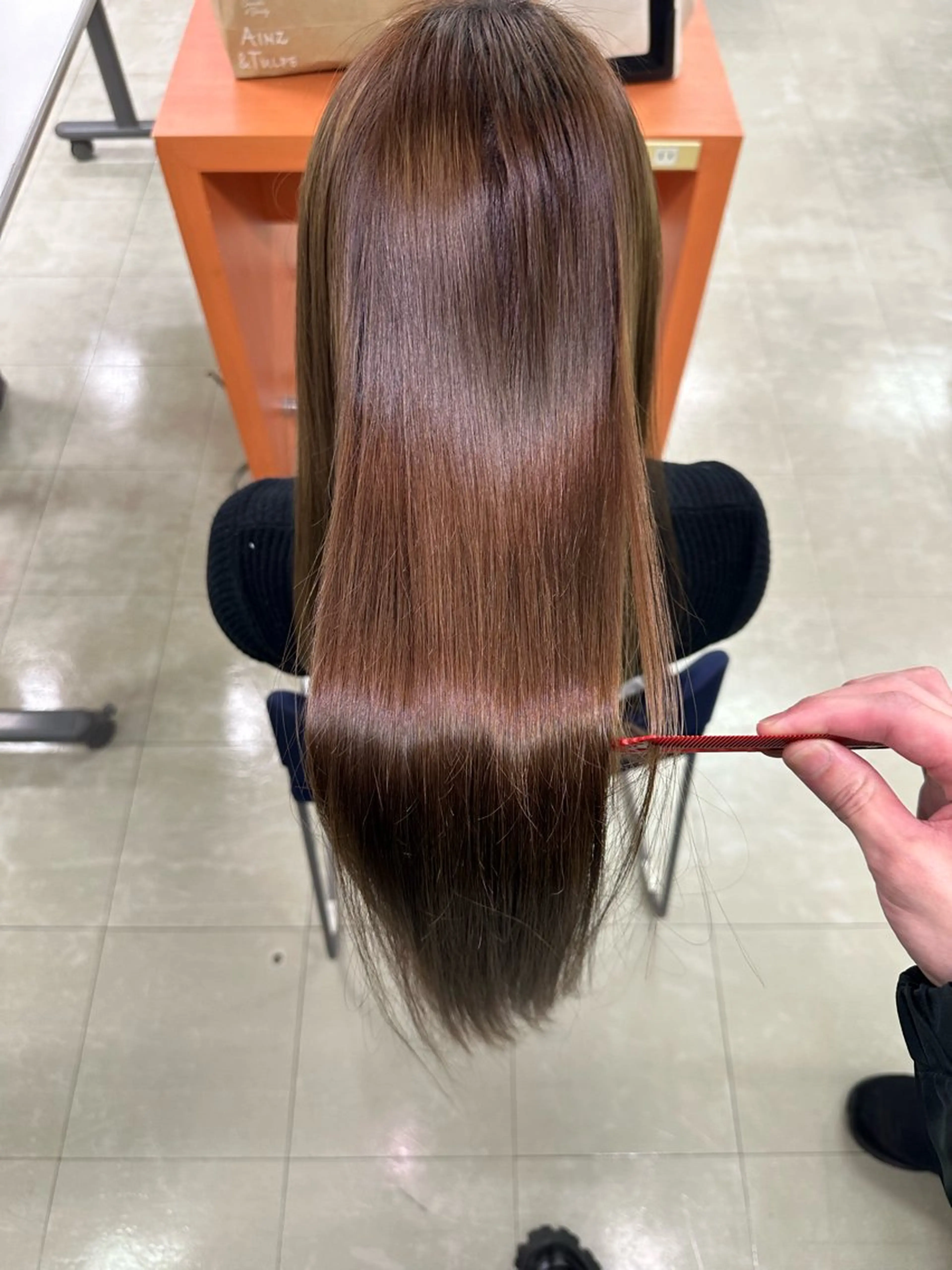 セミロング 縮毛矯正 トリートメント i.+sapporo所属・ショート/レイヤー /札幌/小山内のヘアスタイル