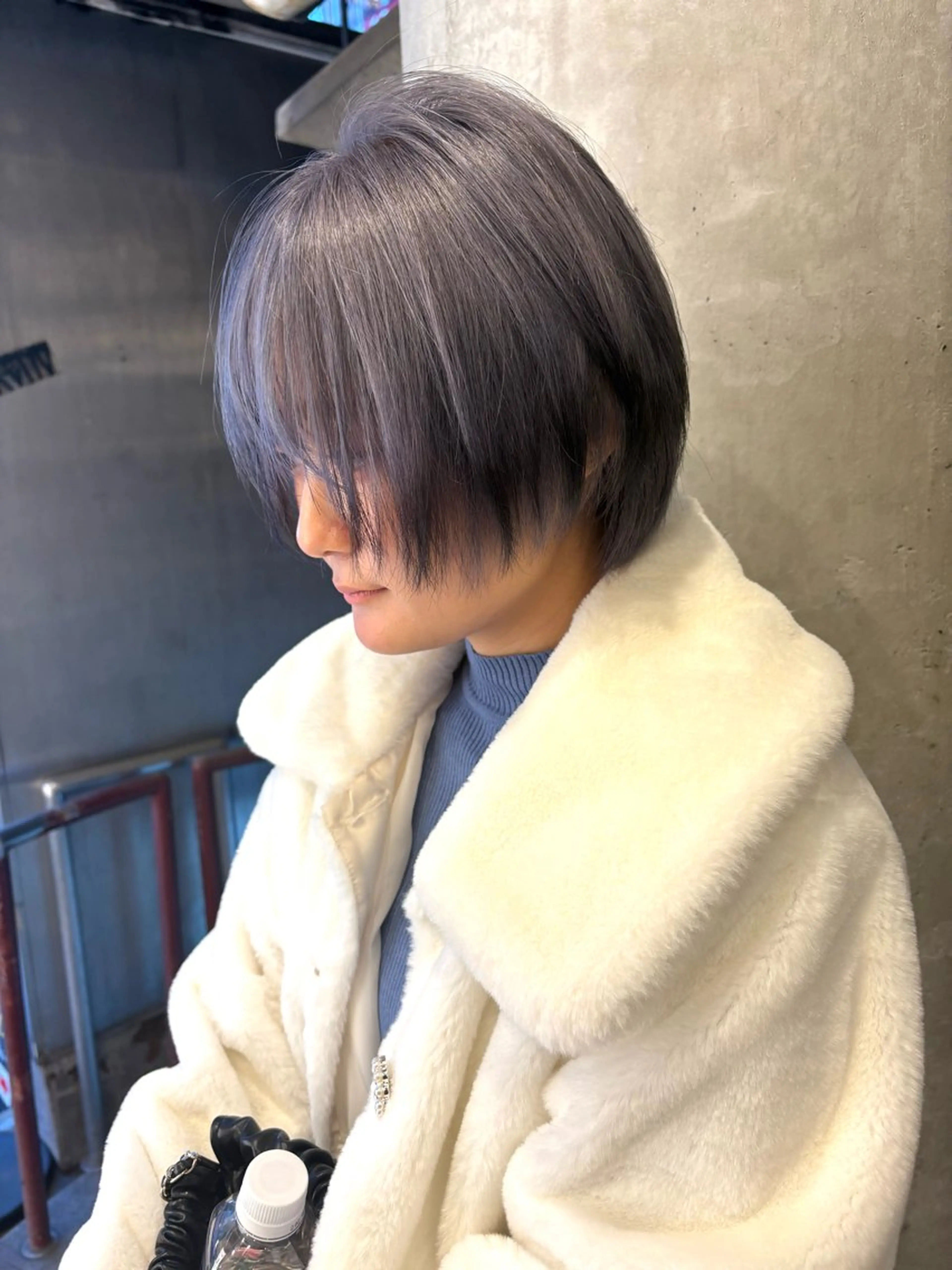 ショート ヘアカラー トリートメント ケアブリーチ/ エクステ/レイヤーのヘアスタイル