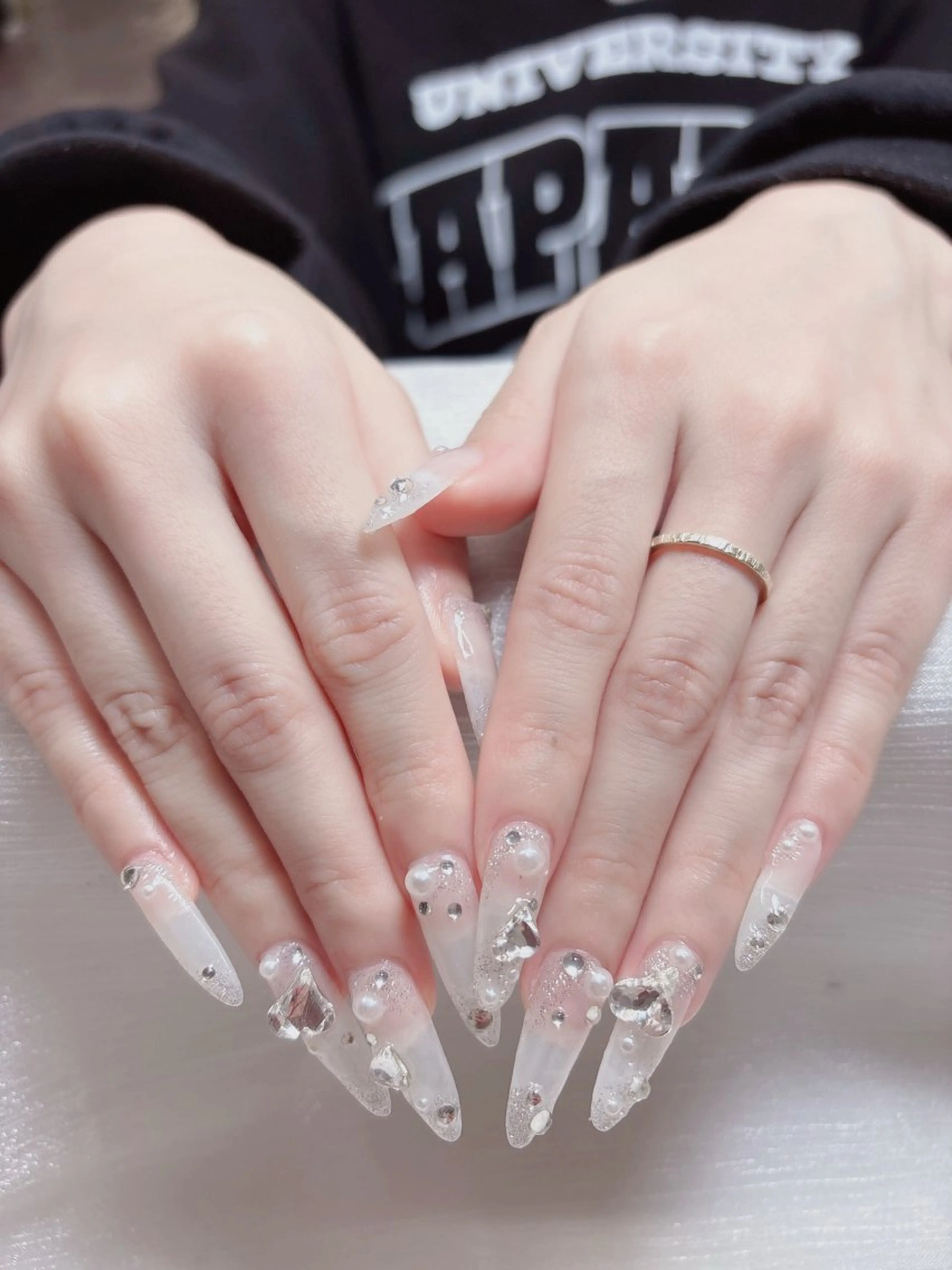 長さだし+ジェルやり放題、アート放題パーツ追加なし💞オフ無しの写真