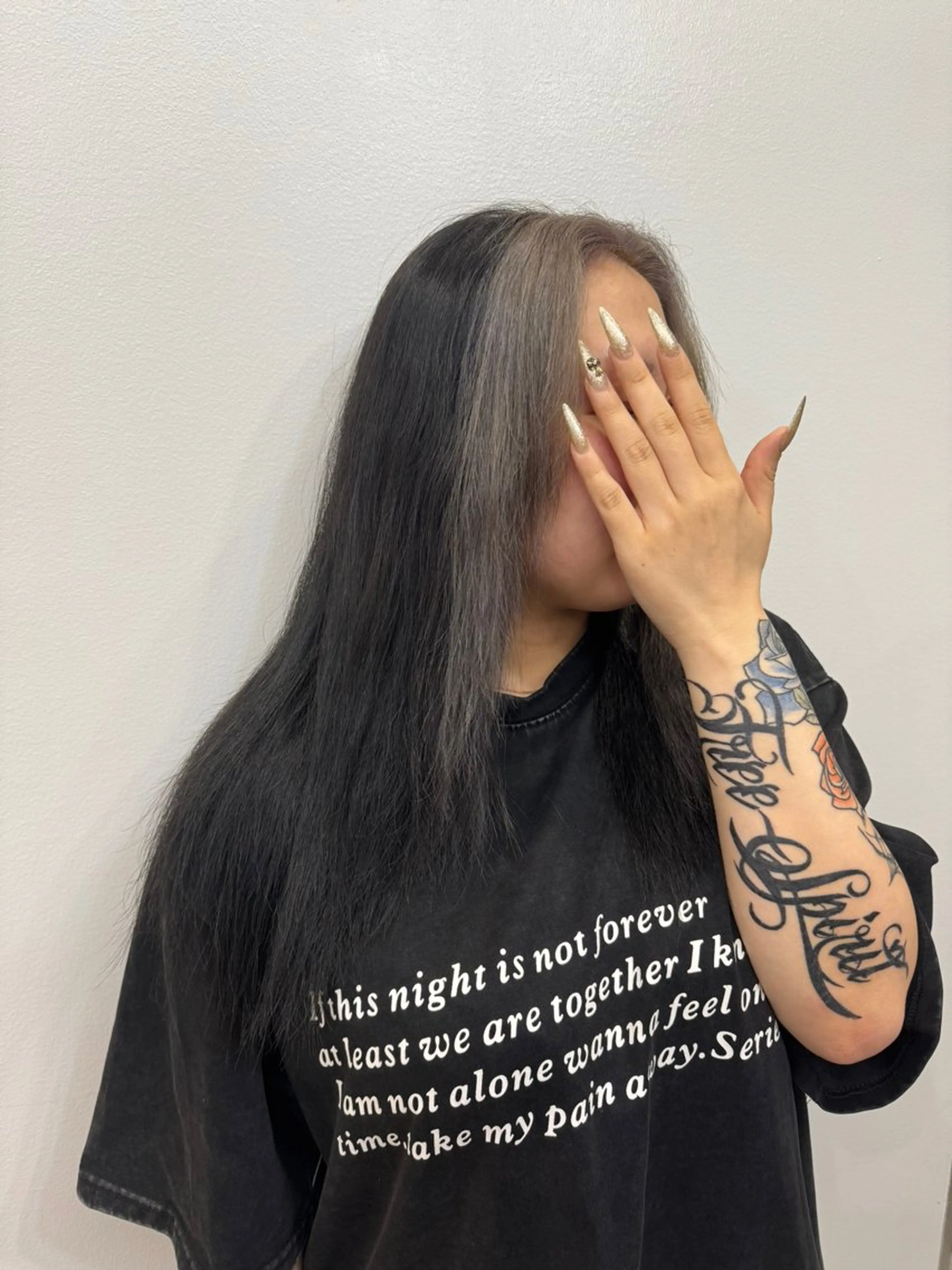 ロング カラー ミストバング  フェイスフレーミング 外国人風カラー ヘアカラー Lapis シオンのヘアスタイル
